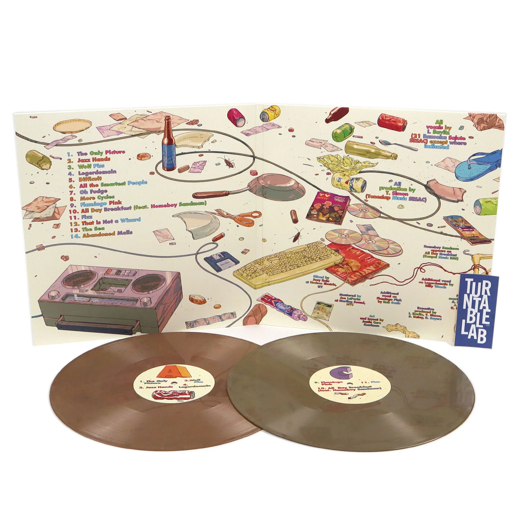 Aesop Rock & Blockhead: Garbology (Colored Vinyl) Vinyl 2LP - Image 2