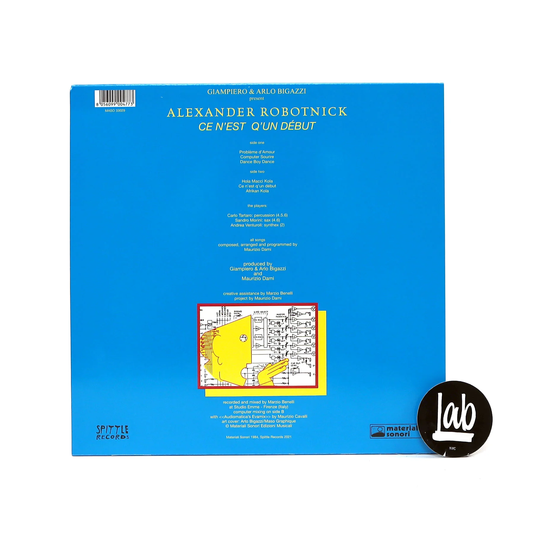 Alexander Robotnick: Ce N'est Q'un Debut Vinyl LP - Image 2