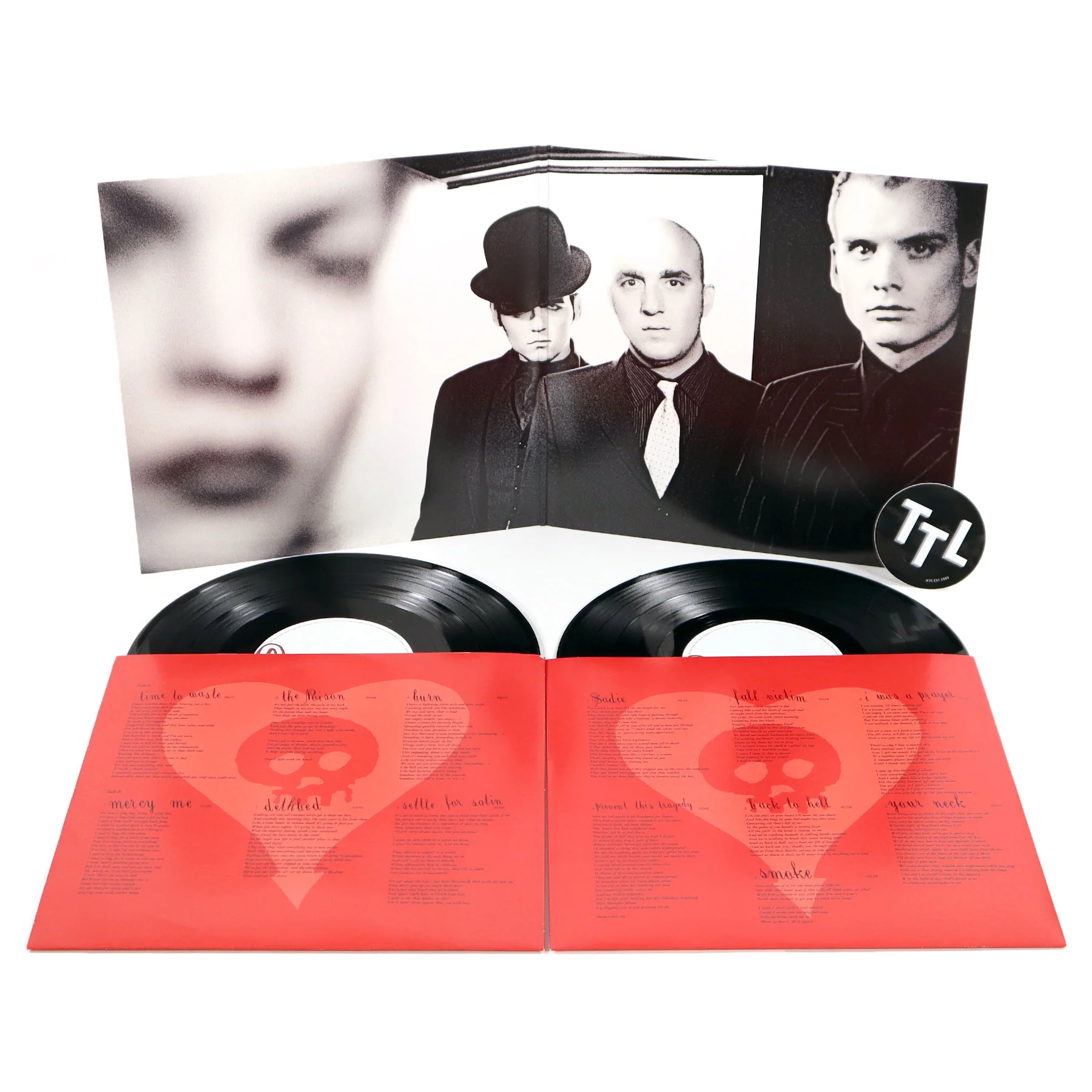 Alkaline Trio: Crimson Vinyl 10" Vinyl 2LP - Image 2