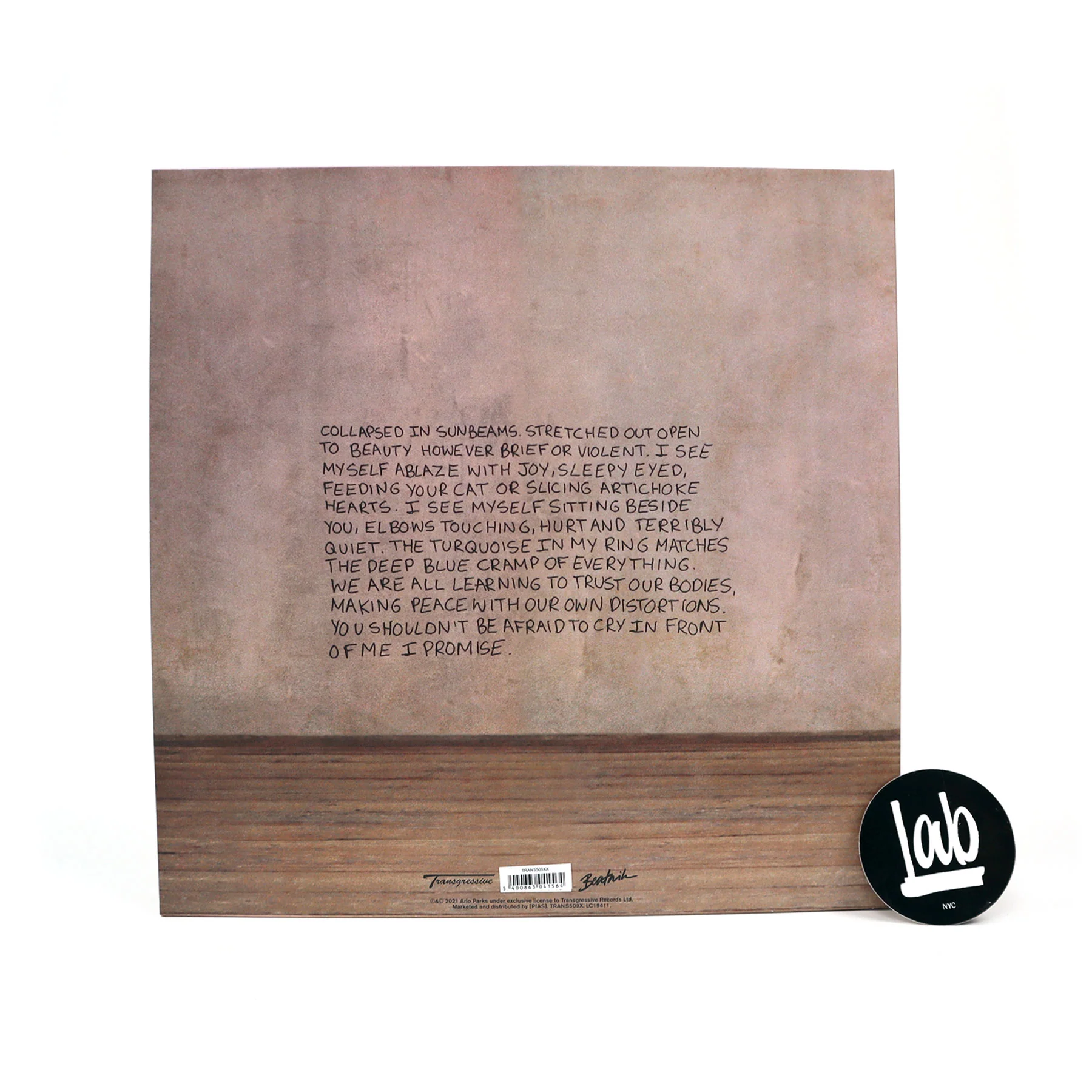 Arlo Parks: Collapsed In Sunbeams (180g, Yellow Colored Vinyl) Vinyl LP - Image 3
