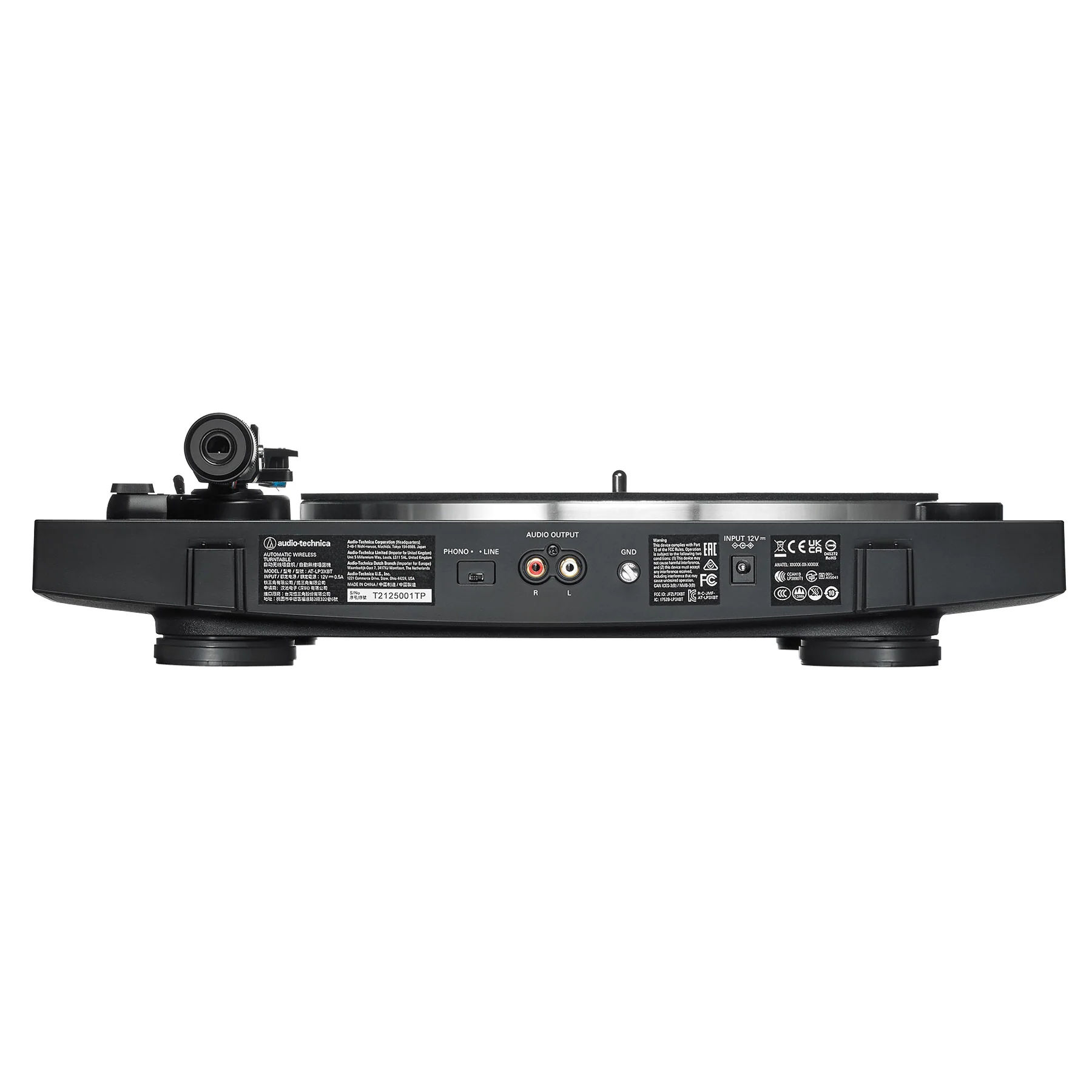Audio-Technica: AT-LP3XBT-BK Automatic Bluetooth Turntable - Black - Image 6
