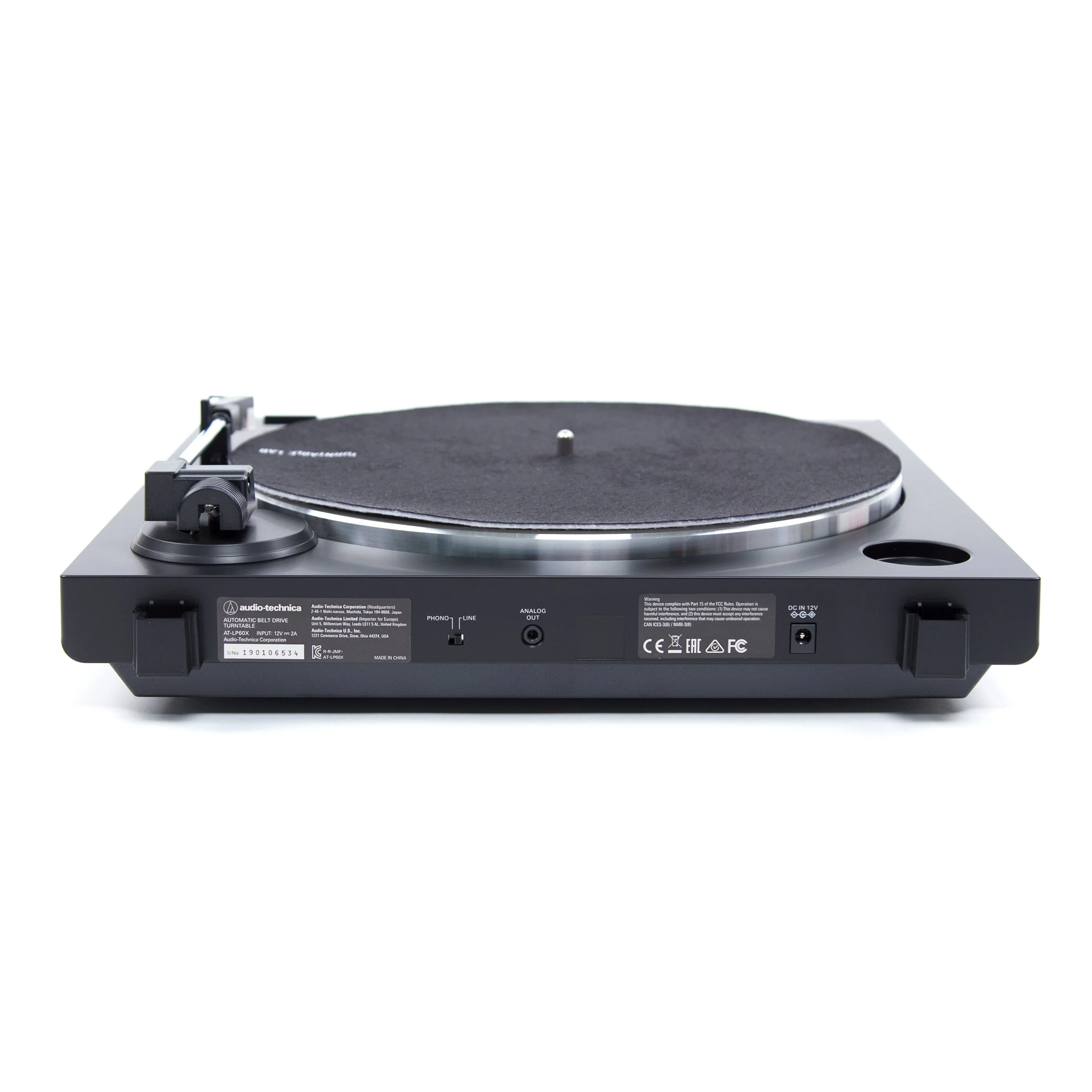 Audio-Technica: AT-LP60X-BK Automatic Turntable - Black (Open Box Special) - Image 3
