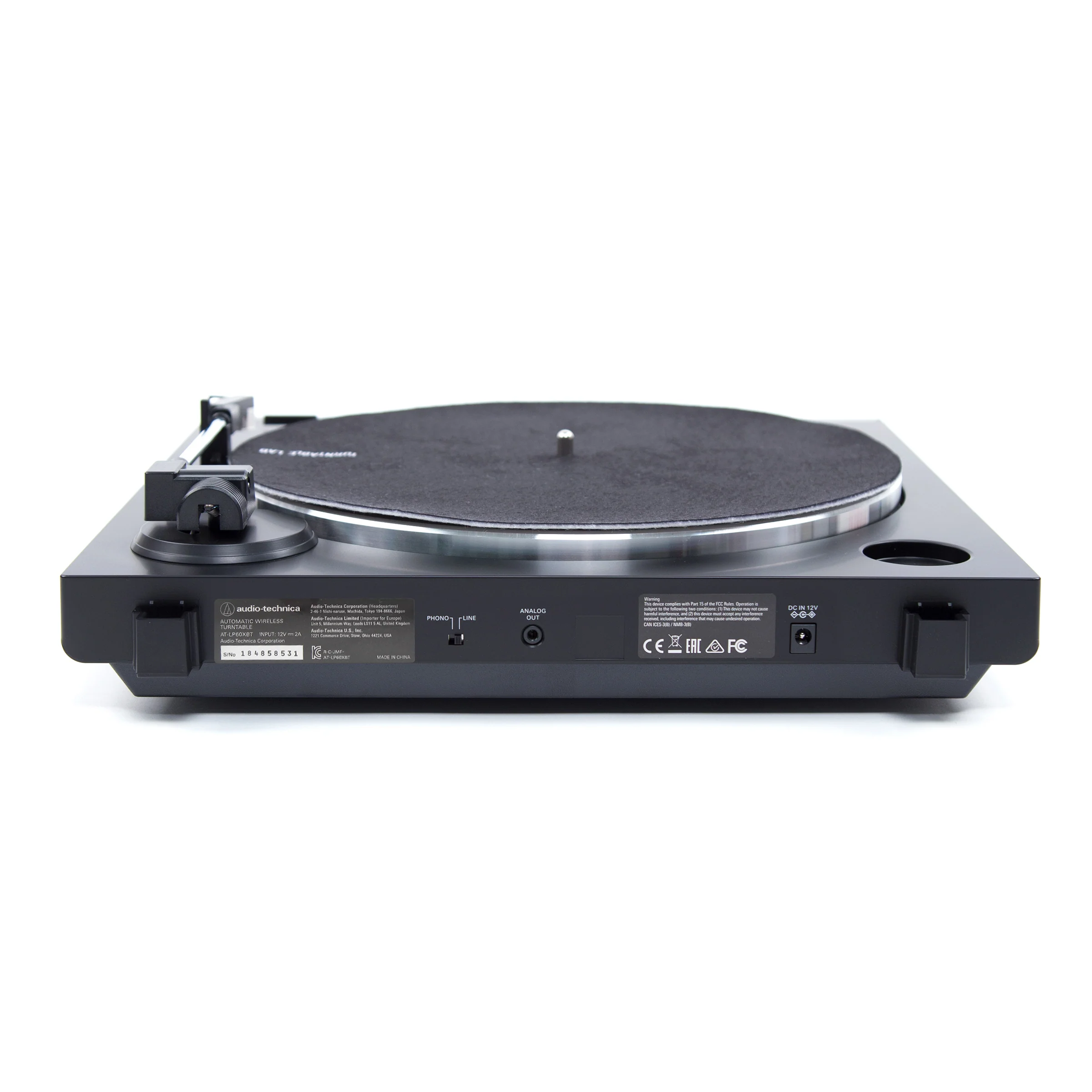 Audio-Technica: AT-LP60XBT-WW Automatic Bluetooth Turntable - White - Image 3