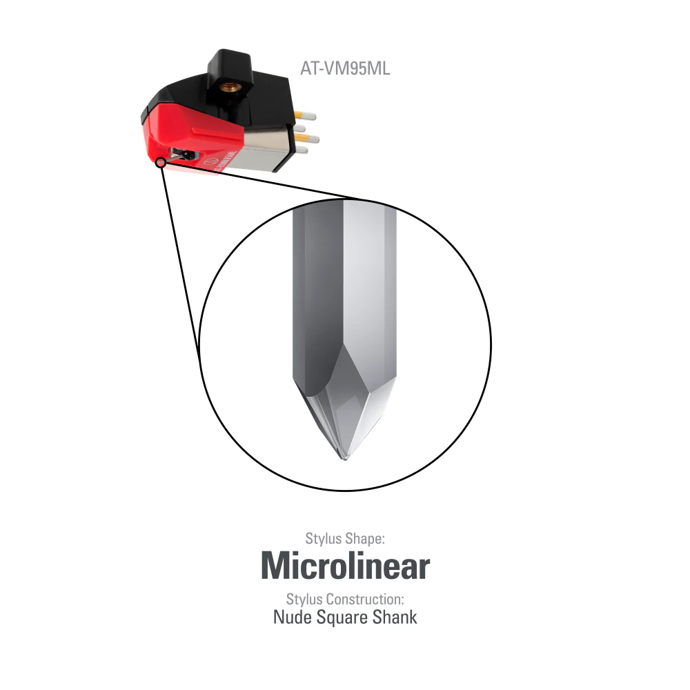 Audio-Technica: AT-VM95ML Phono Cartridge (w/ Microlinear Stylus) - Image 3
