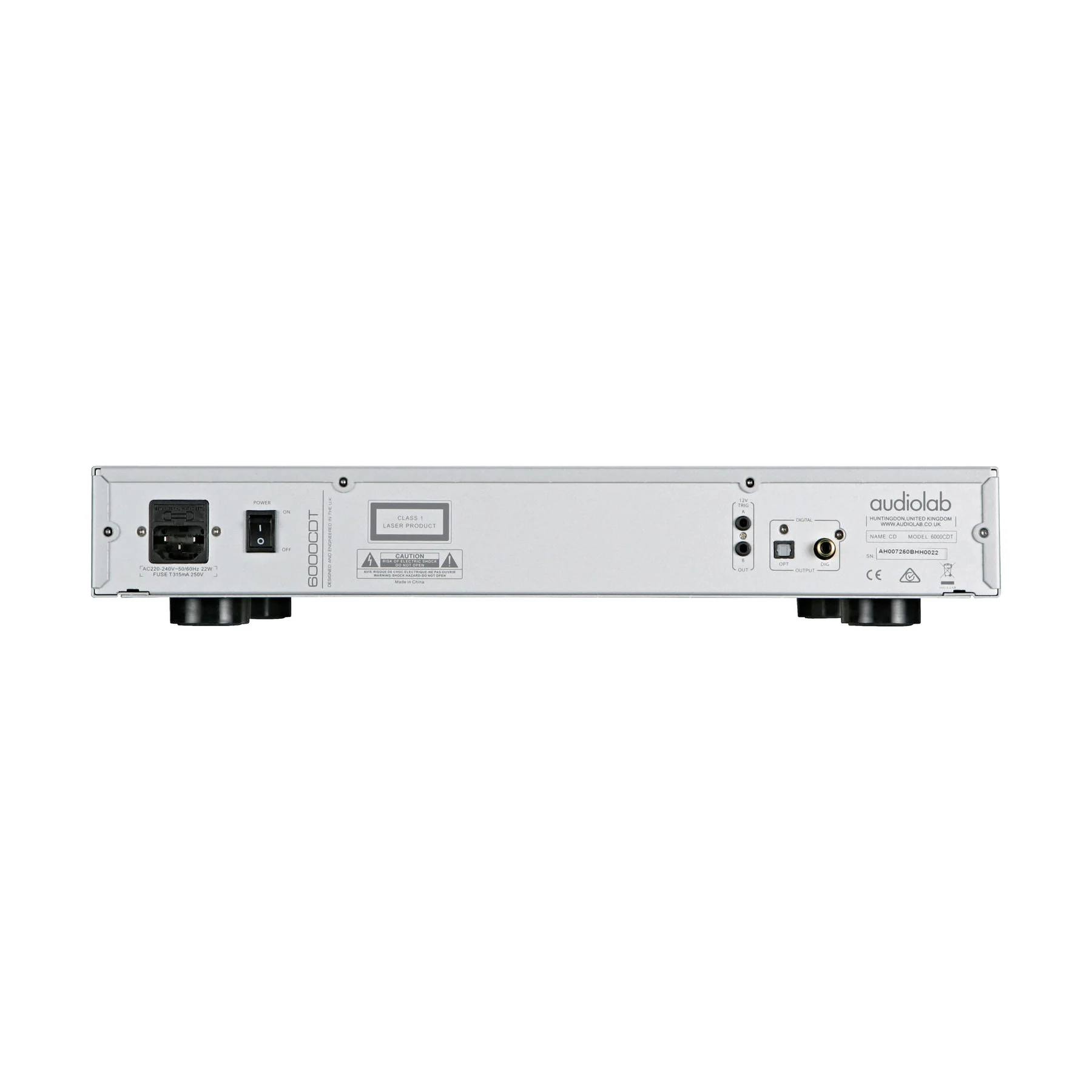 Audiolab: 6000CDT CD Player - Silver - Image 2