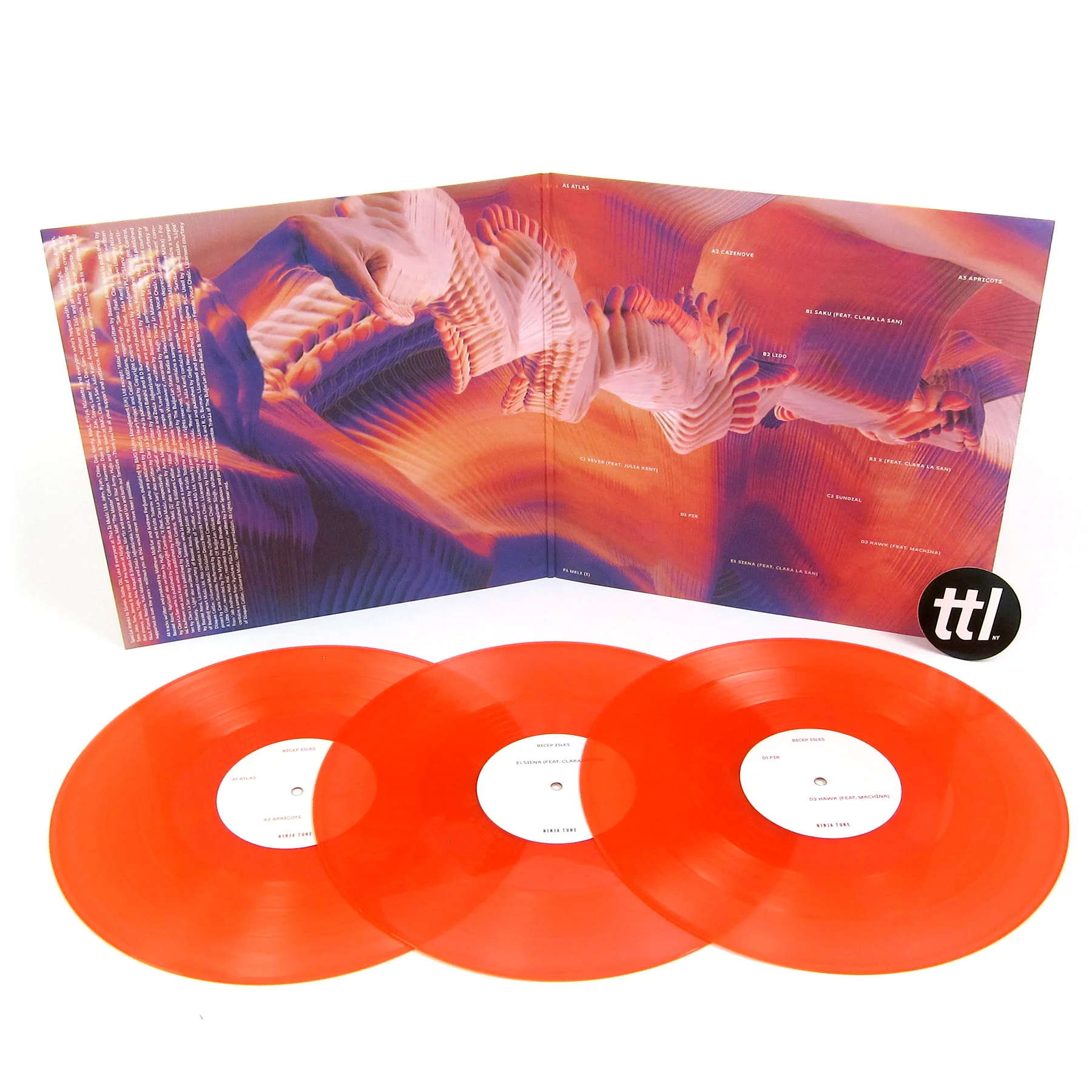 Bicep: Isles - Deluxe Edition (Orange Colored Vinyl) Vinyl 3LP - Image 2
