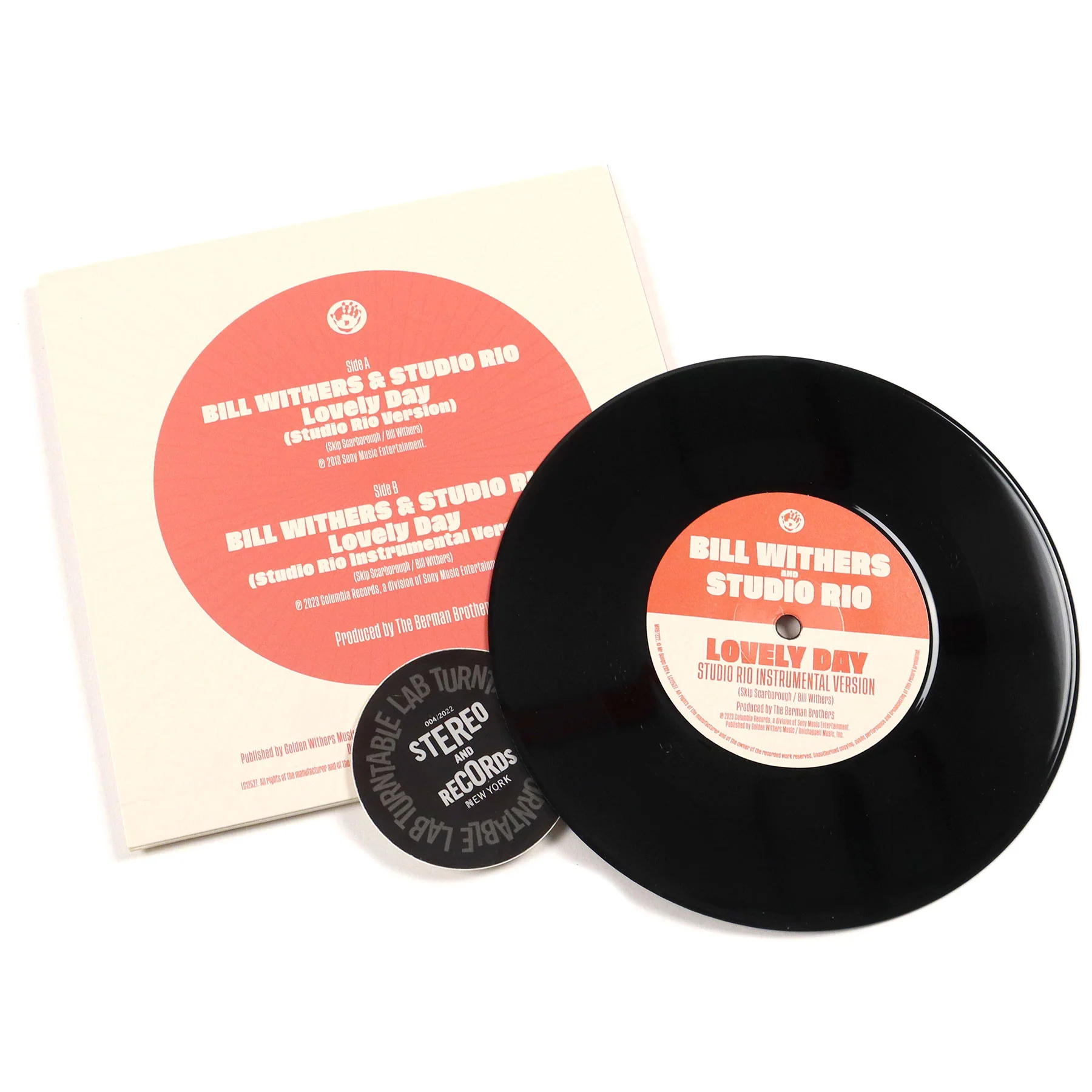 Bill Withers: Lovely Day (Studio Rio Version) Vinyl 7" - Image 2