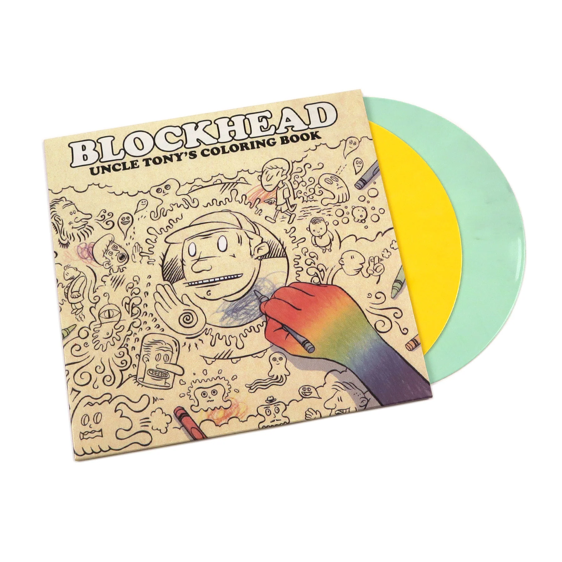Blockhead: Uncle Tony's Coloring Book (Colored Vinyl) Vinyl 2LP - LIMIT 1 PER CUSTOMER