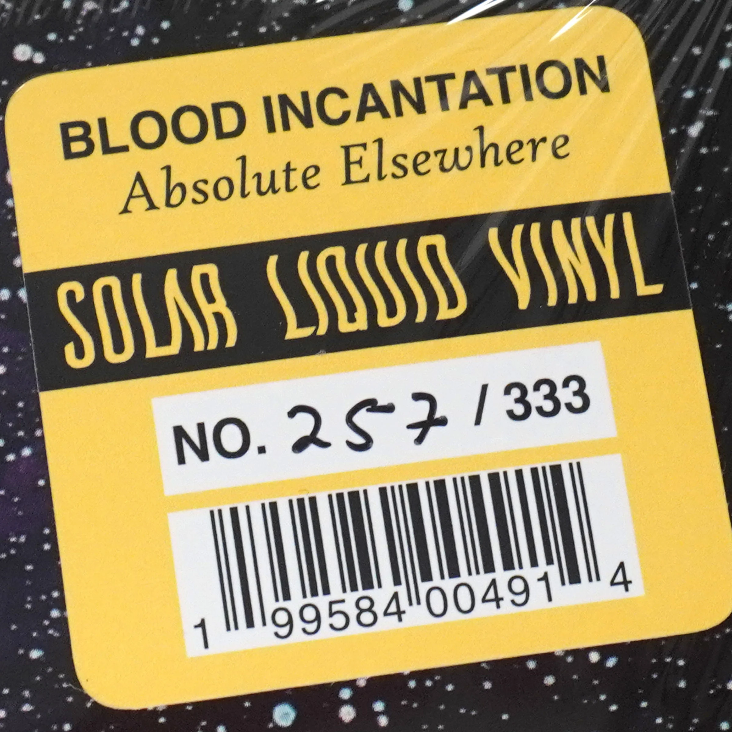 Blood Incantation: Absolute Elsewhere (Solar Liquid Filled Colored Vinyl) Vinyl LP - Image 4
