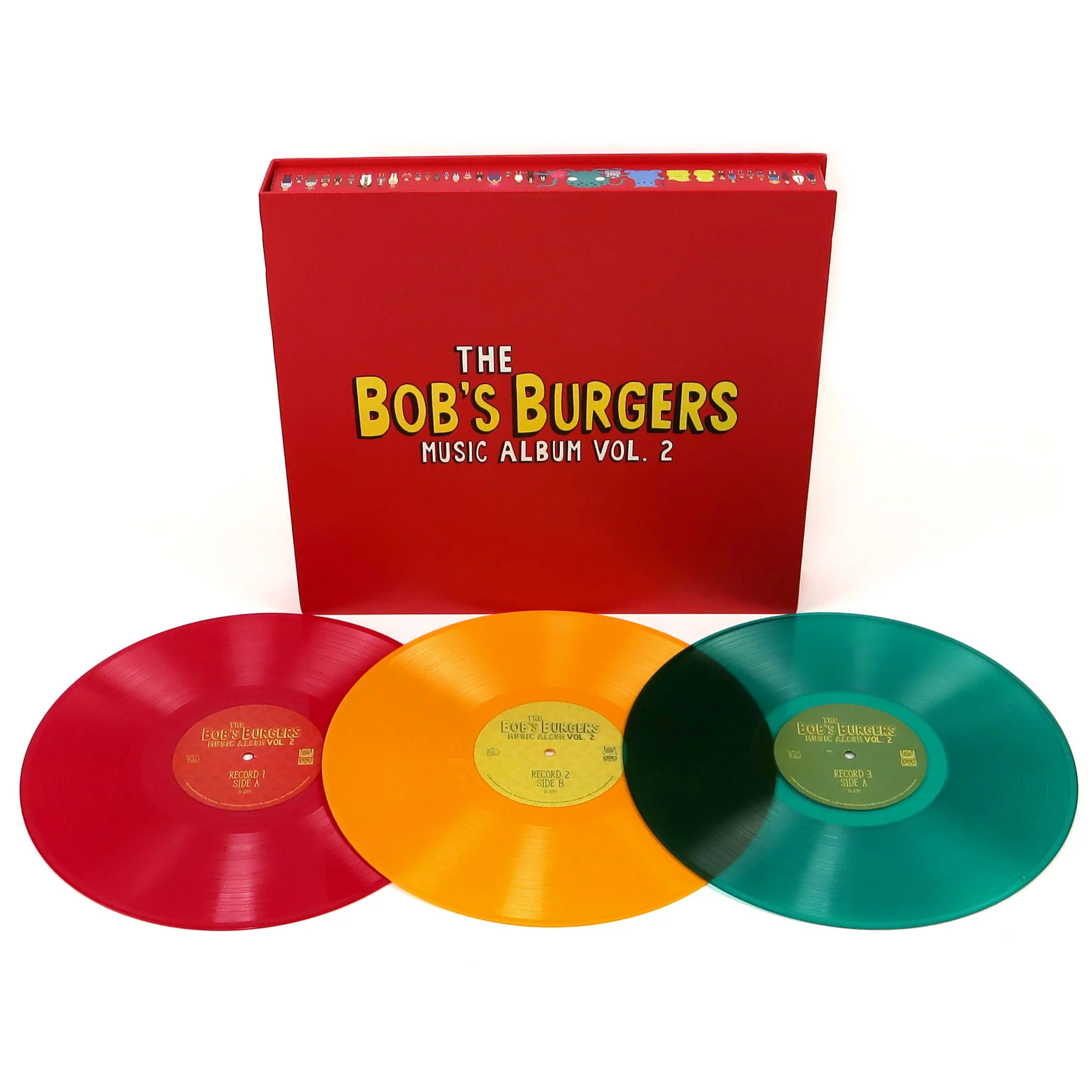 Bob's Burgers: The Bob's Burgers Music Album Vol.2 (Colored Vinyl) Vinyl 3LP Boxset