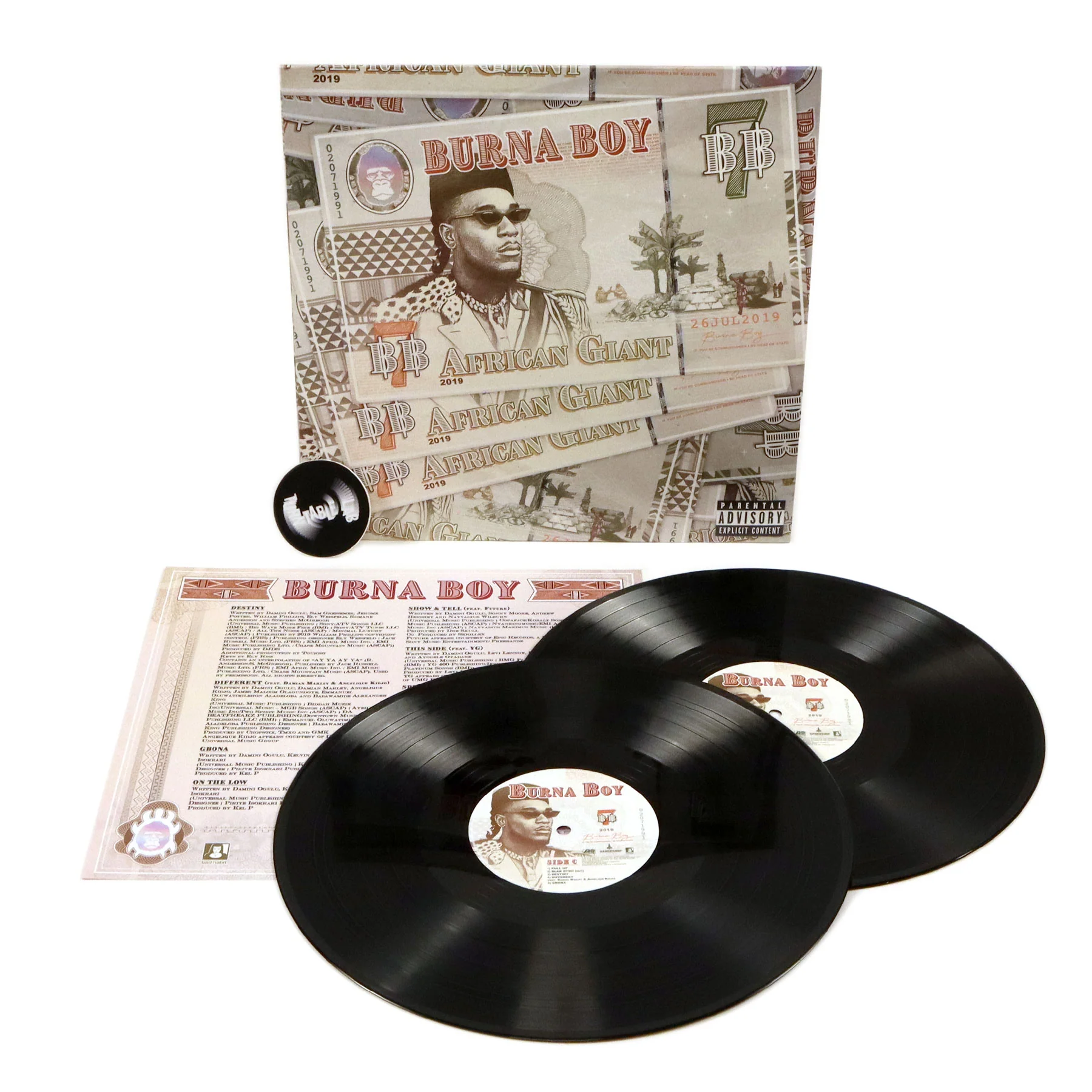 Burna Boy: African Giant Vinyl 2LP - Image 2