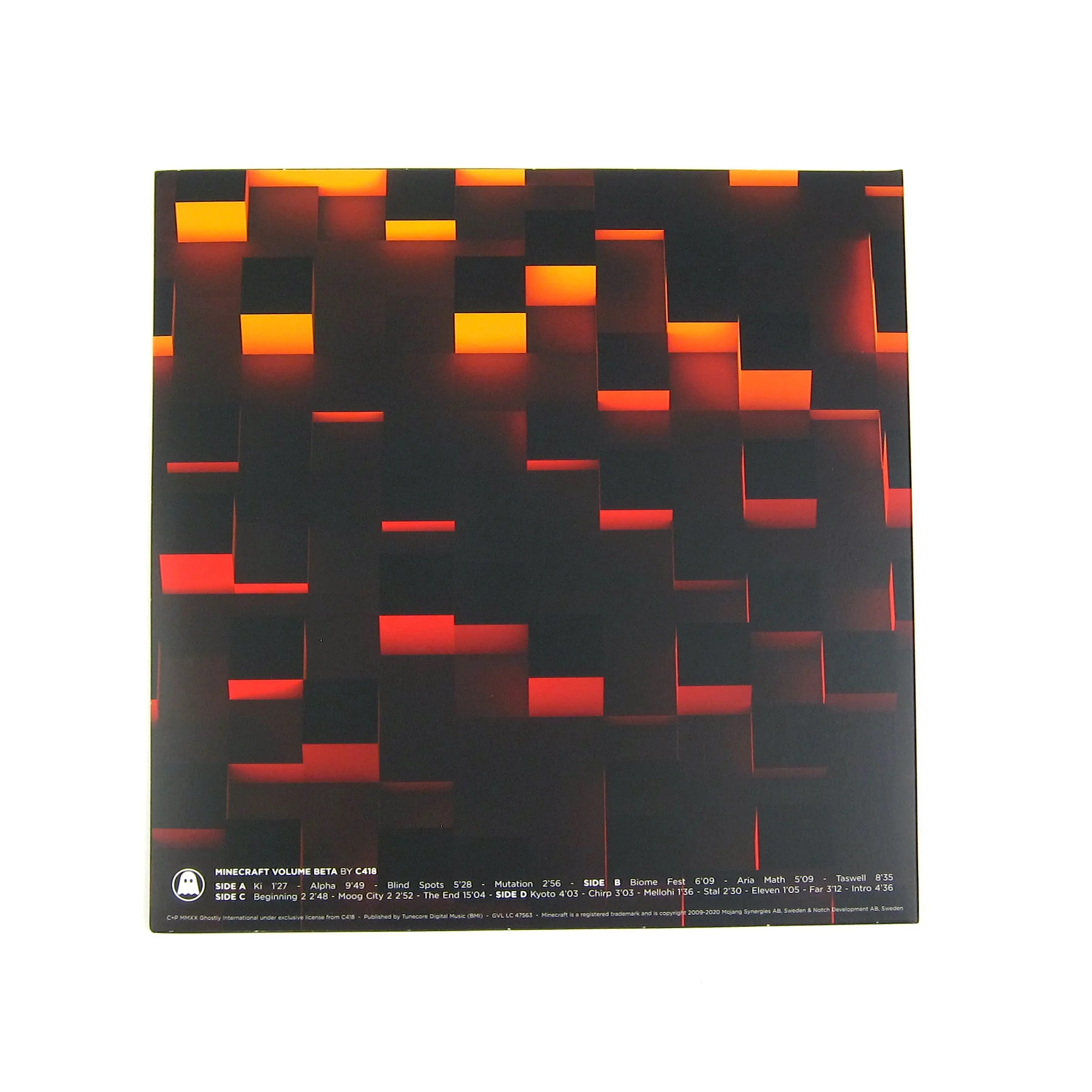 C418: Minecraft Volume Beta (Fire Splatter Colored Vinyl) Vinyl 2LP - Image 3
