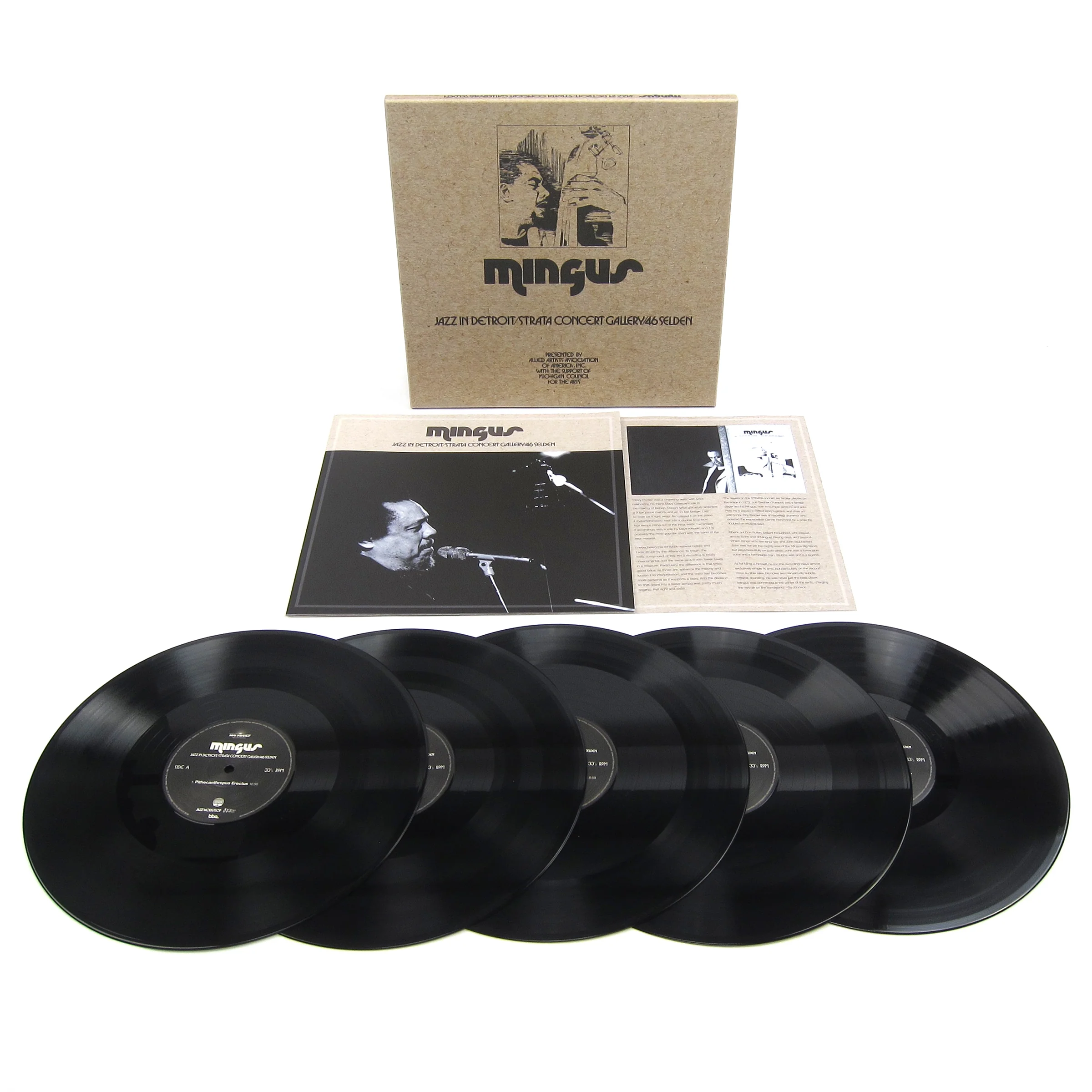 Charles Mingus: Jazz in Detroit / Strata Concert Gallery / 46 Selden (180g) Vinyl 5LP Boxset