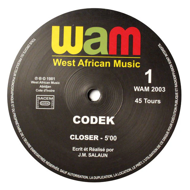 Codek: Closer Vinyl 12"