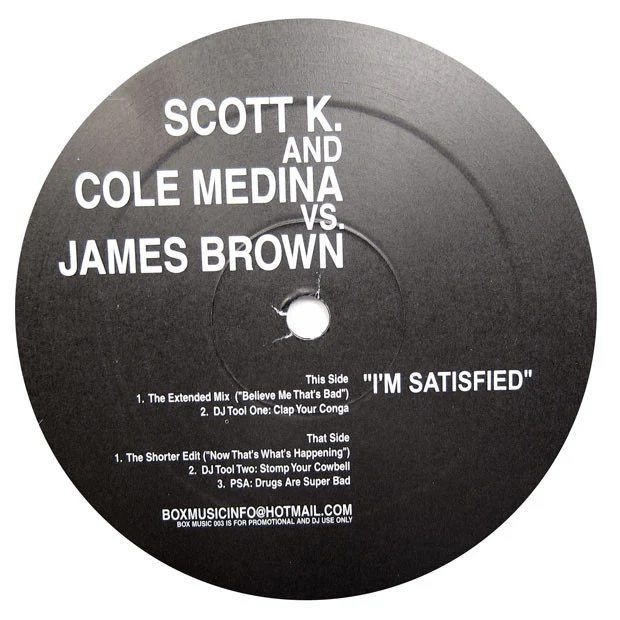 Cole Medina & Scott K: Vs. James Brown Vinyl EP