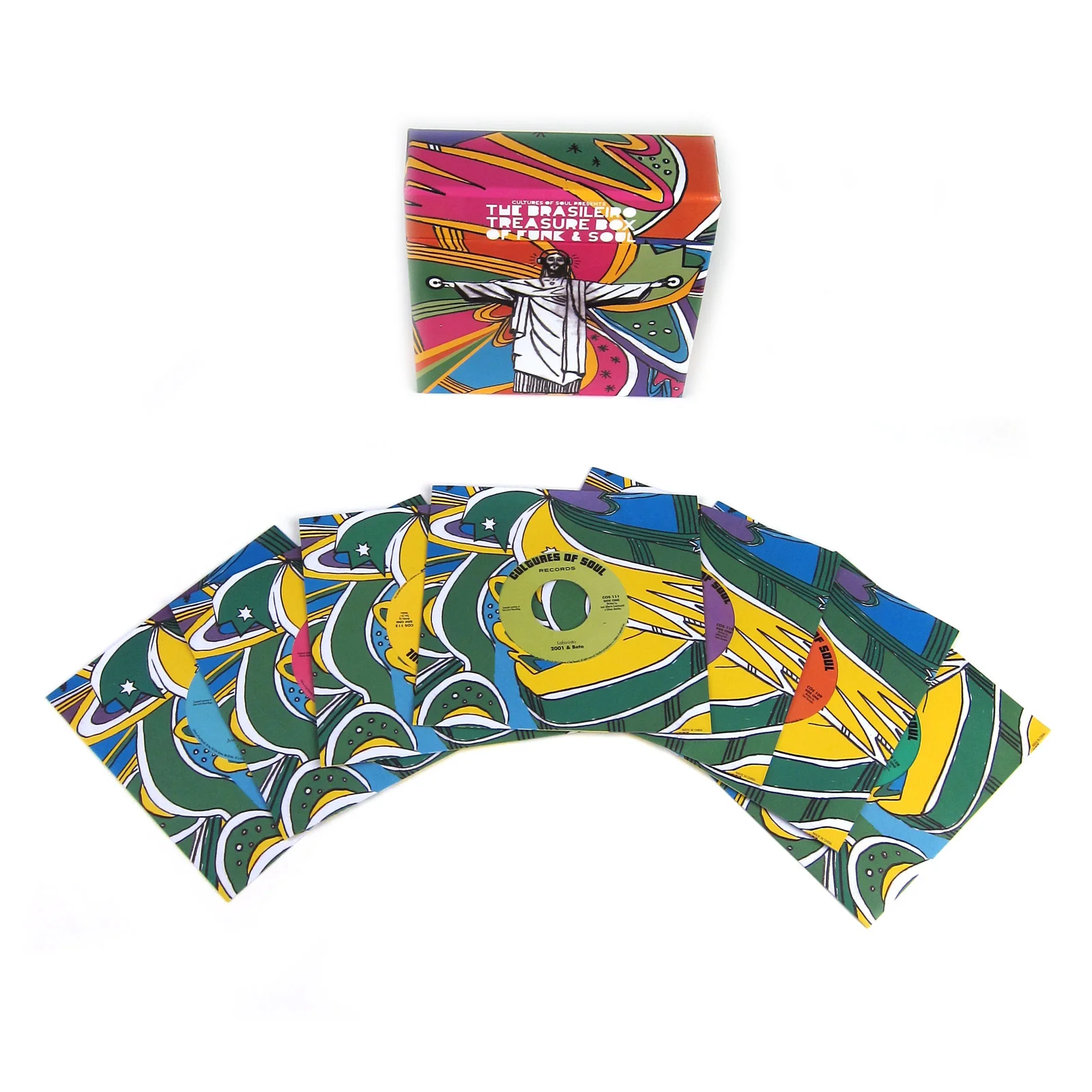 Cultures Of Soul: The Brasileiro Treasure Box Of Funk & Soul 7x7" Boxset