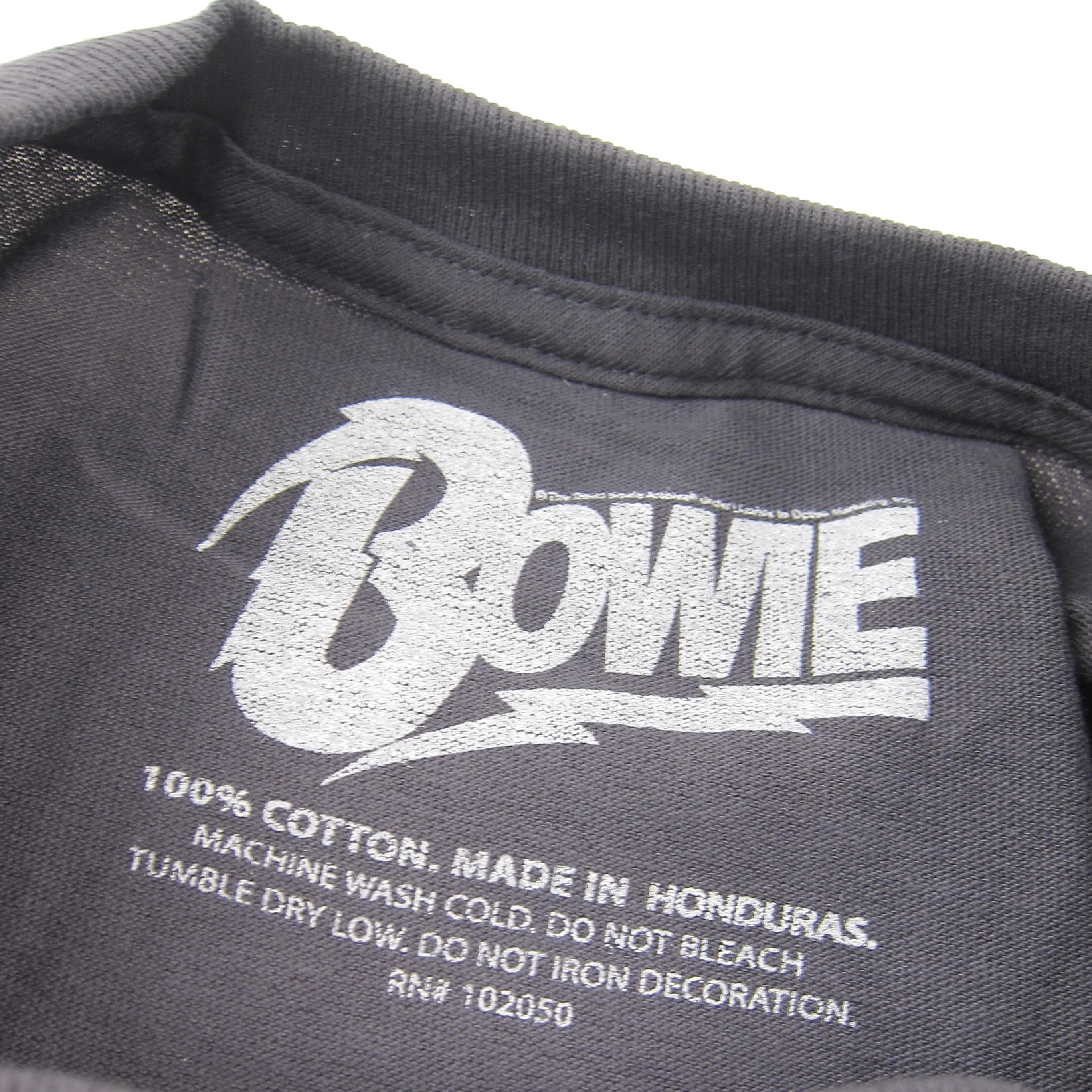 David Bowie: Low Portrait Shirt - Grey - Image 2