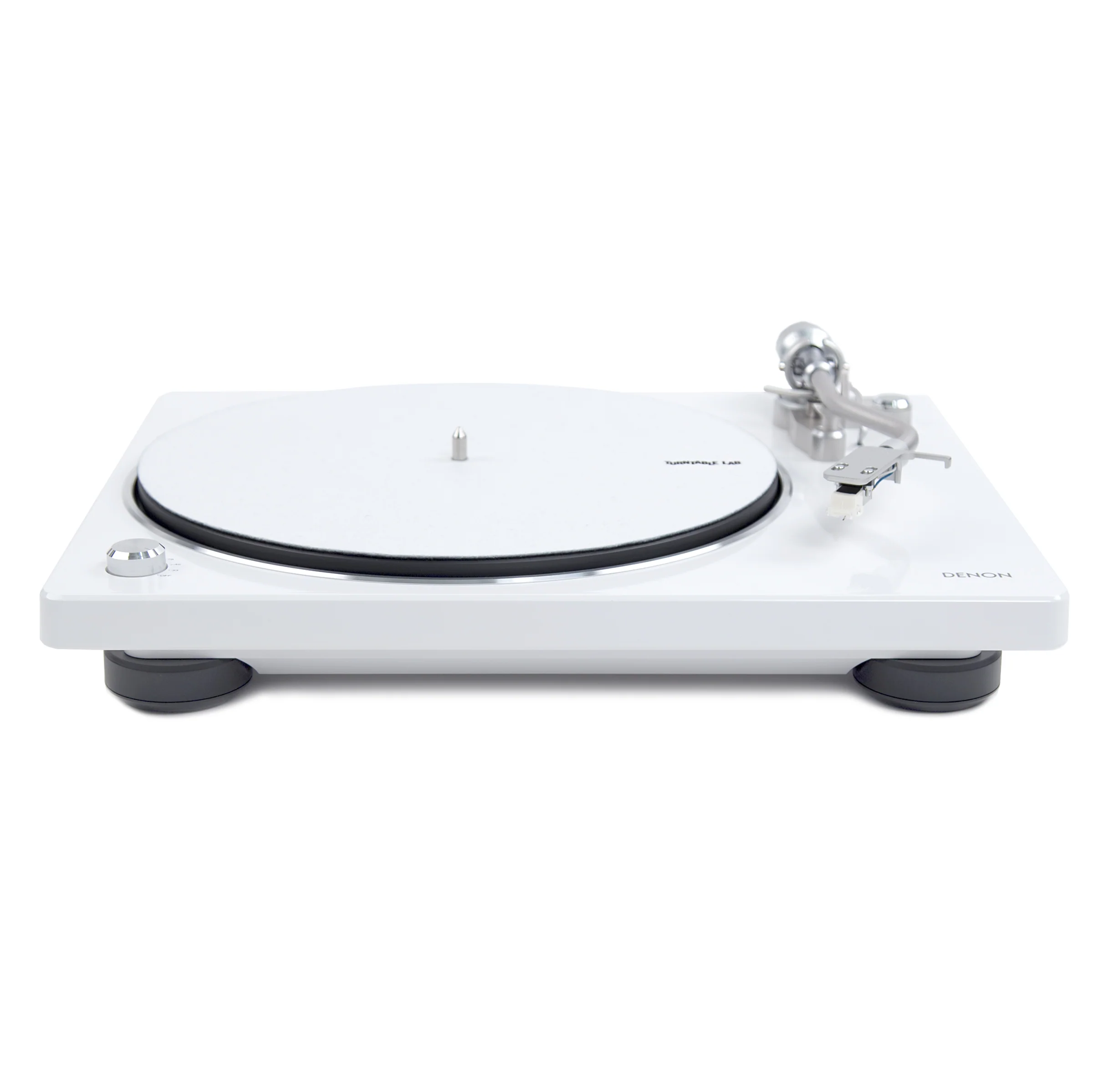 Denon: DP-400 Semi-Automatic Turntable - White