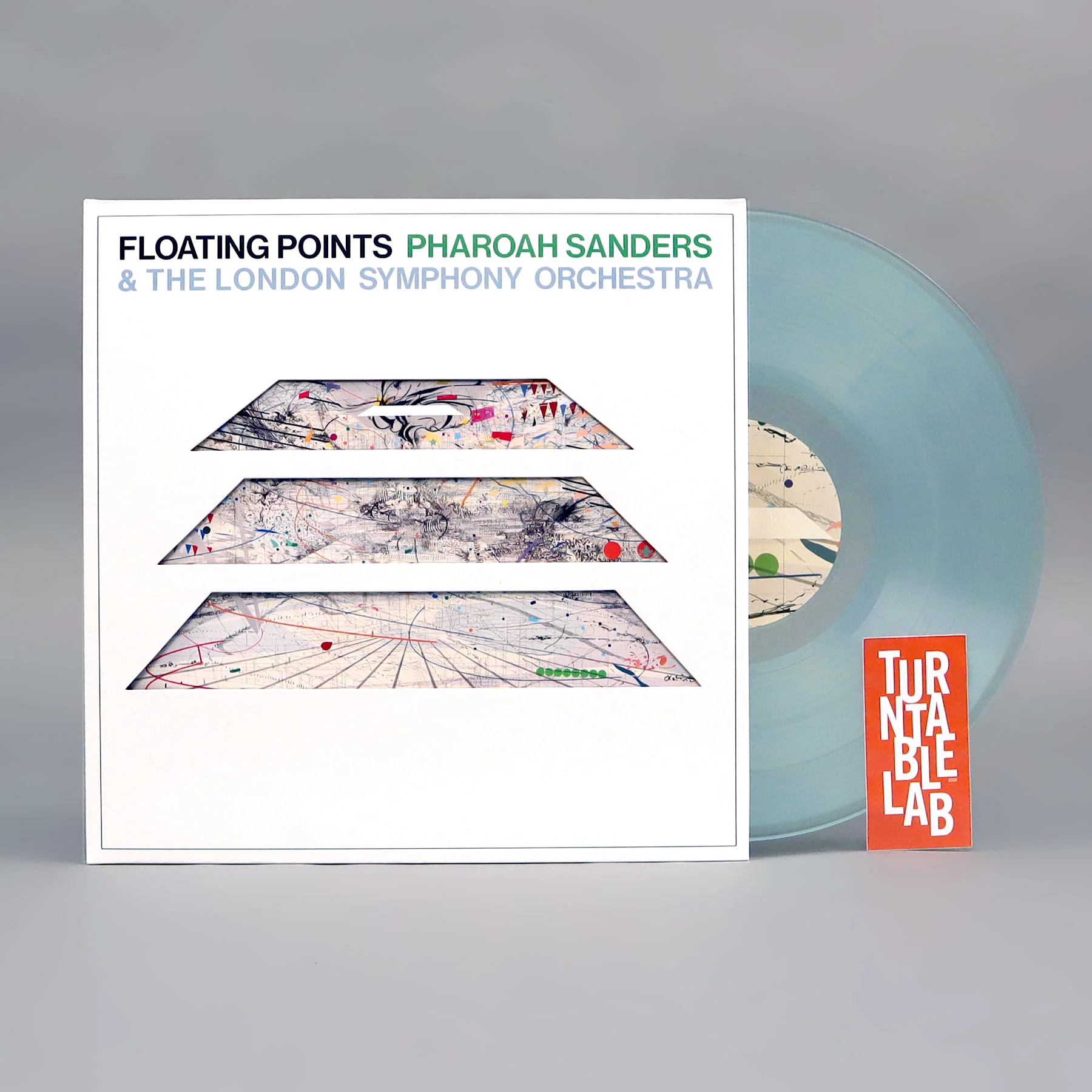 Floating Points & Pharoah Sanders: Promises (Blue Colored Vinyl) Vinyl LP - Turntable Lab Exclusive