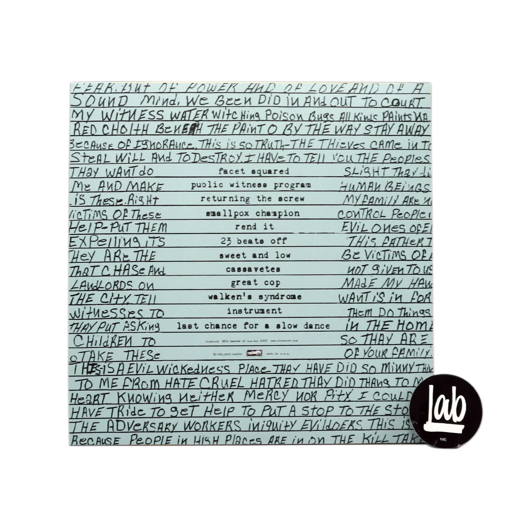 Fugazi: In On The Kill Taker Vinyl LP - Image 2