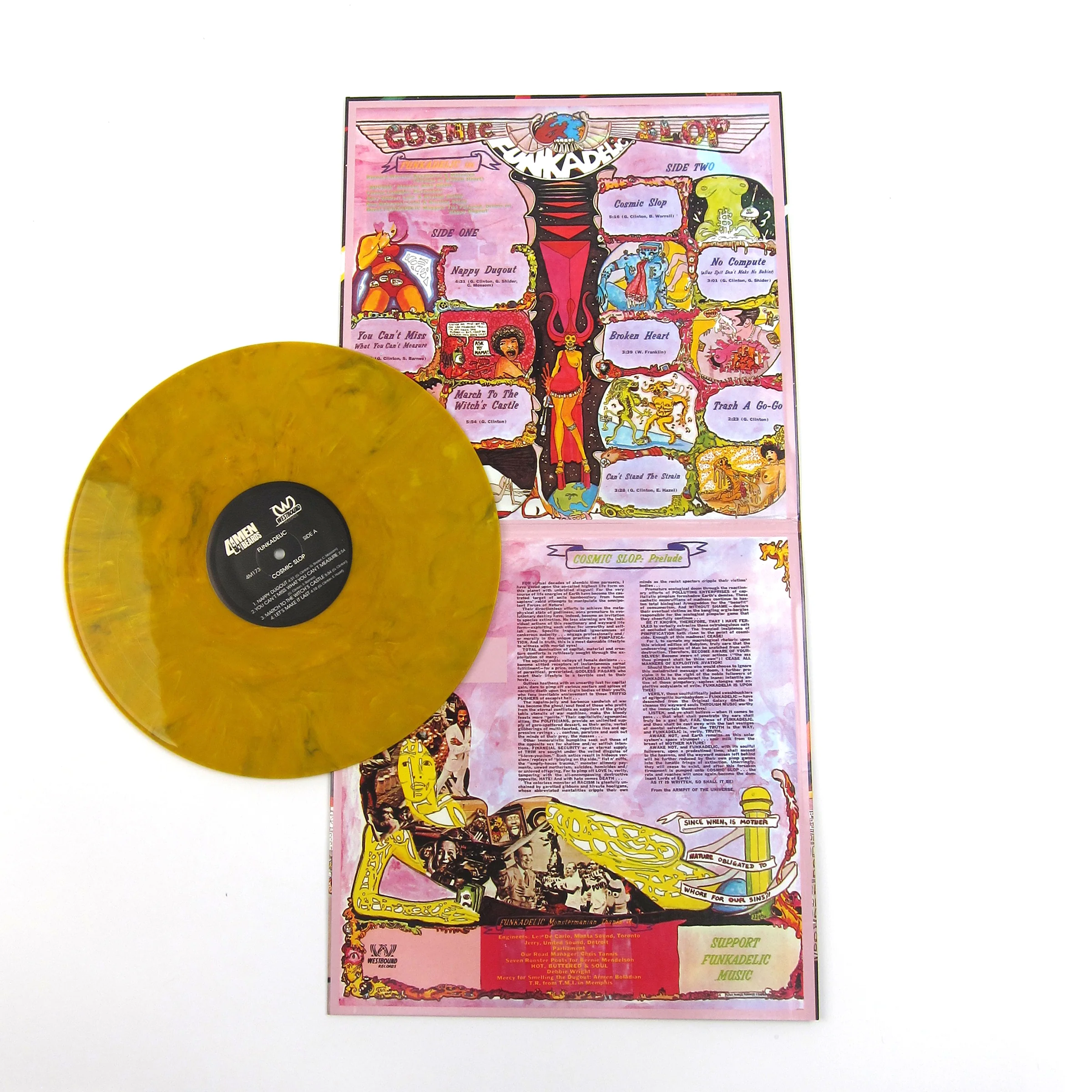 Funkadelic: Cosmic Slop (Blue+Yellow Colored Vinyl) Vinyl LP - Image 2