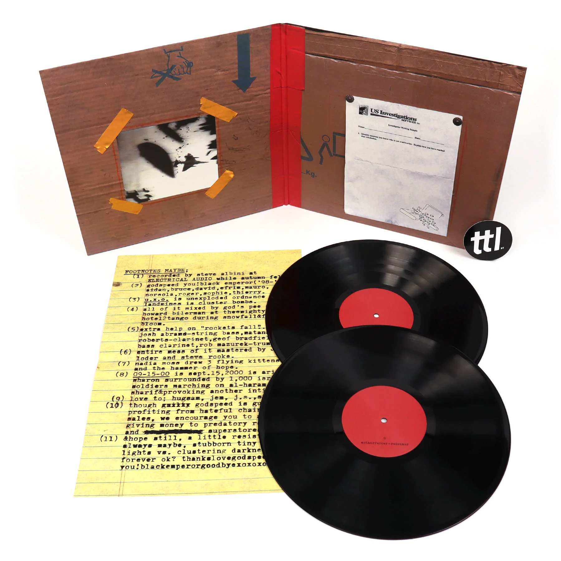 Godspeed You! Black Emperor: Yanqui U.X.O. (180g) Vinyl 2LP - Image 2