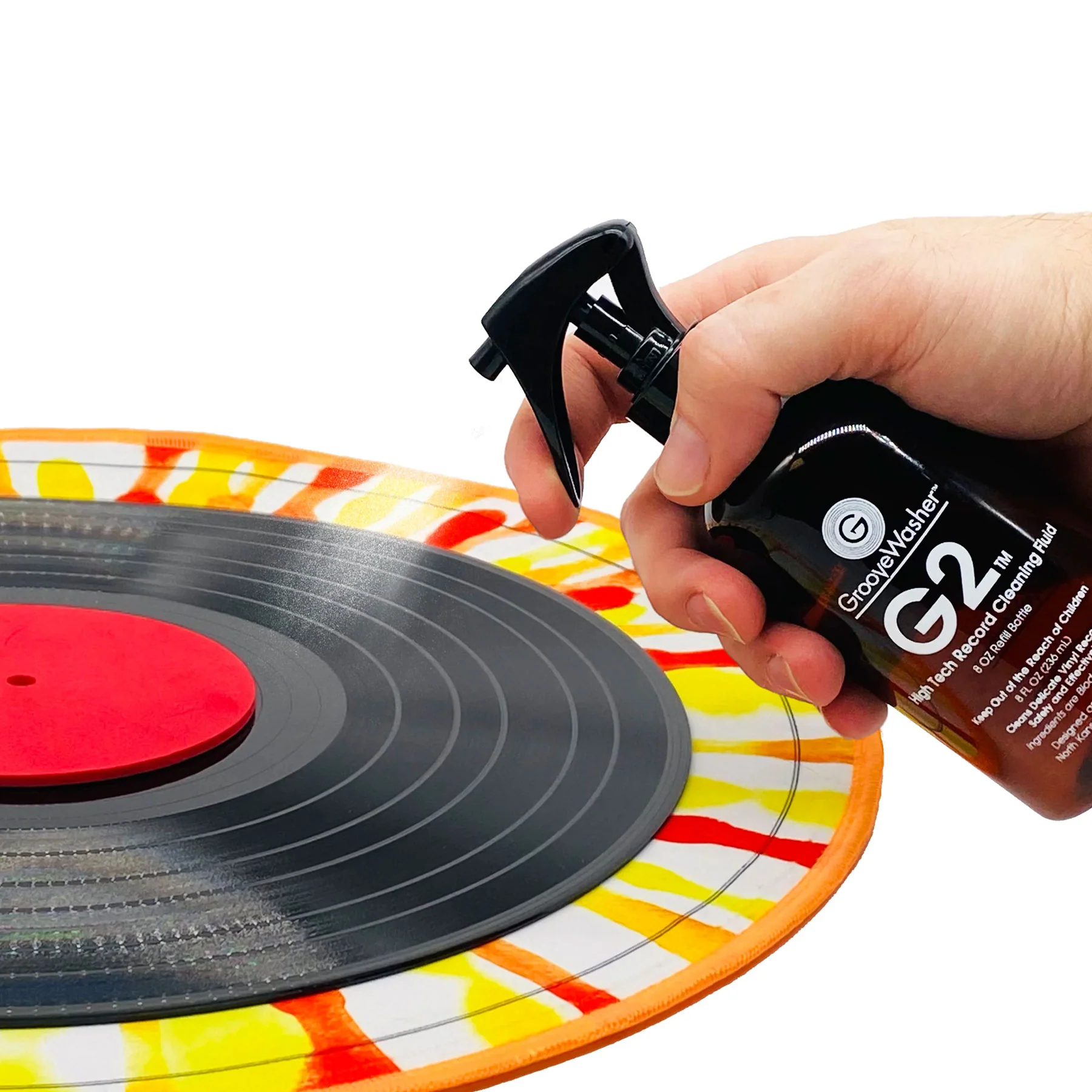 GrooveWasher: G2 Vinyl Record Cleaning Fluid - 8oz Spray Bottle - Image 2