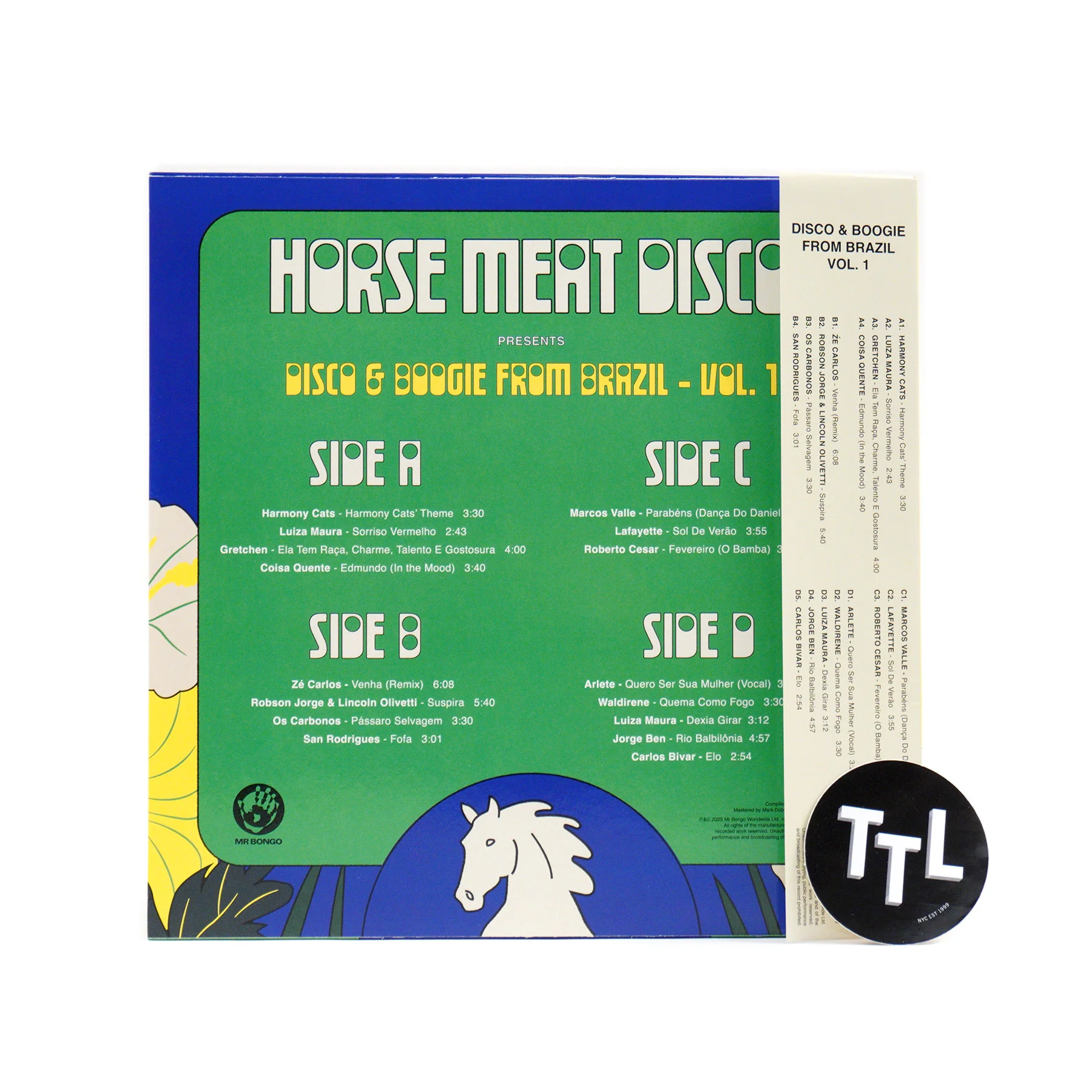 Horse Meat Disco: Presents Disco & Boogie From Brazil Vol.1 Vinyl 2LP - Image 3