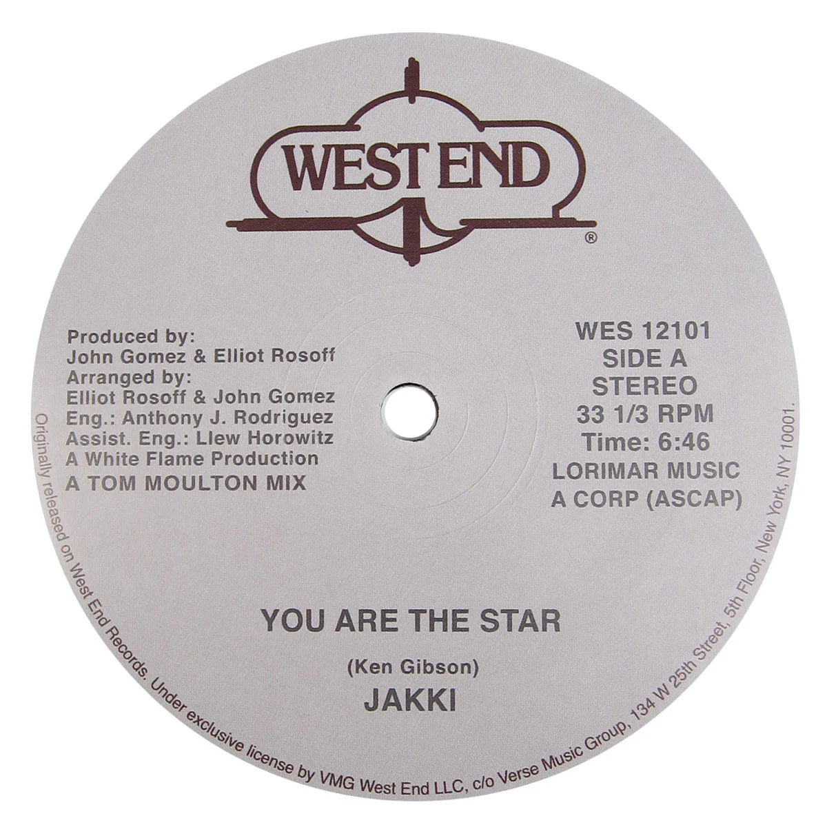 Jakki / Sounds Of Inner City: You Are The Star / Mary Hartman, Mary Hartman (Tom Moulton) Vinyl 12"