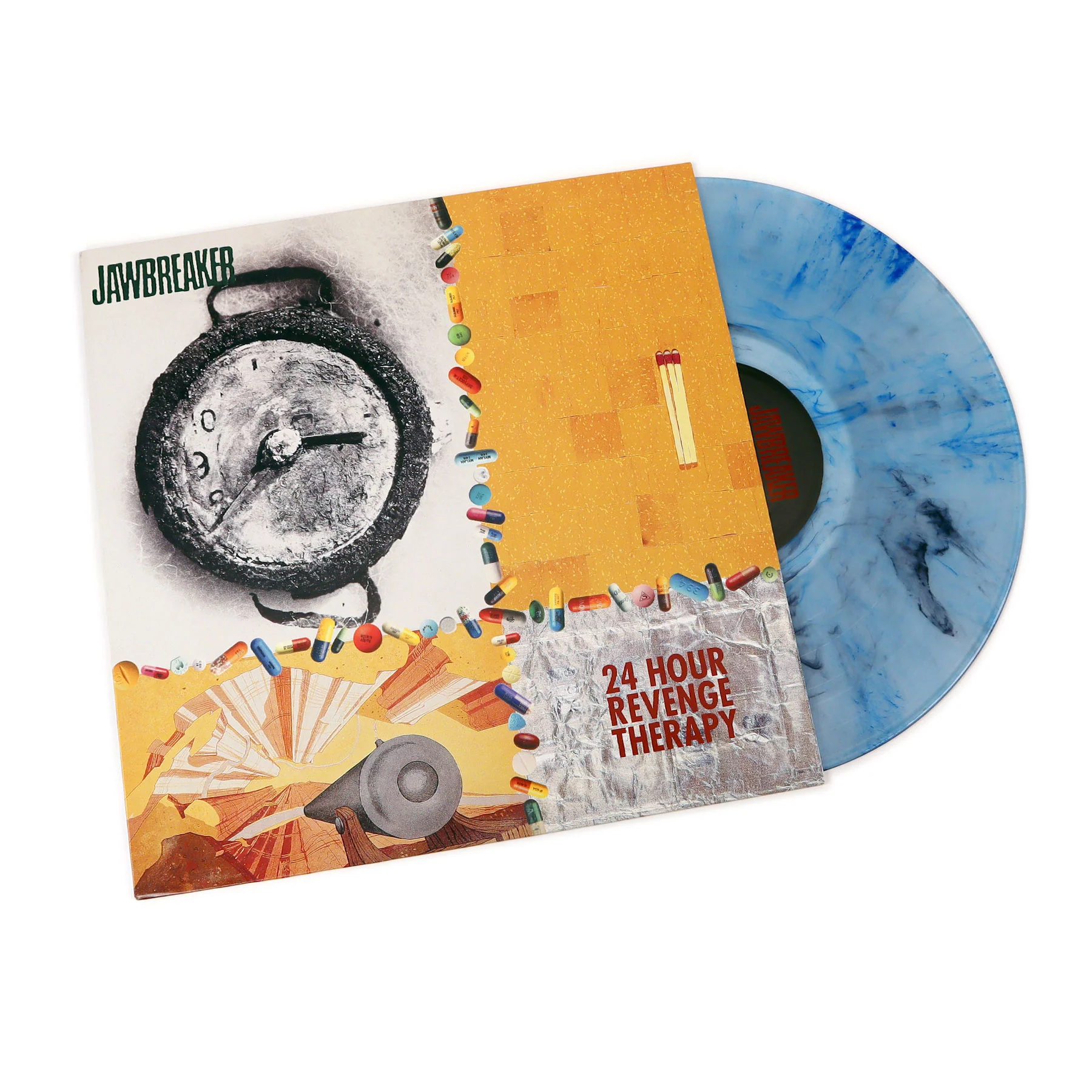 Jawbreaker: 24 Hour Revenge Therapy (Blue & Black Colored Vinyl) Vinyl LP