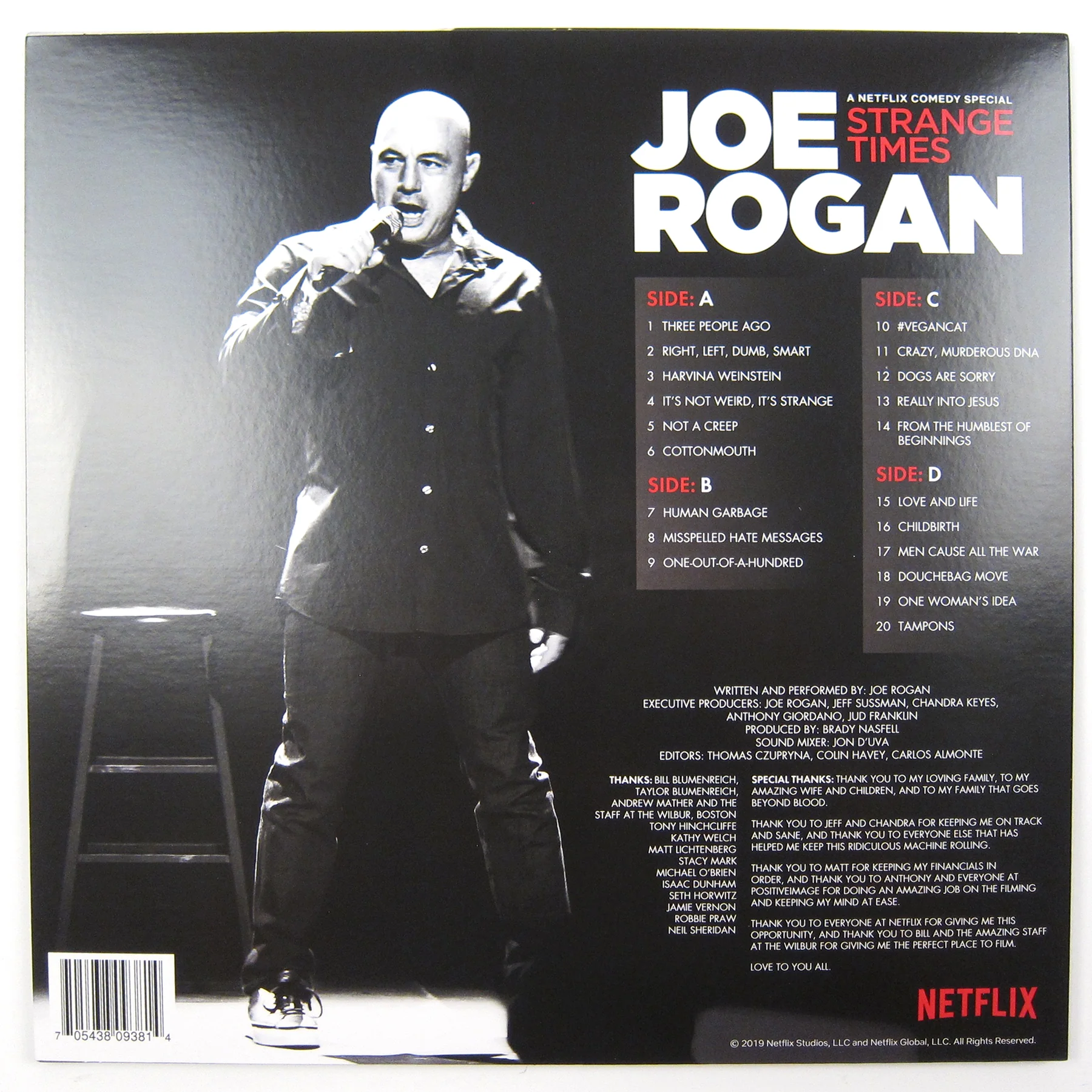 Joe Rogan: Strange Times Vinyl LP - Image 3