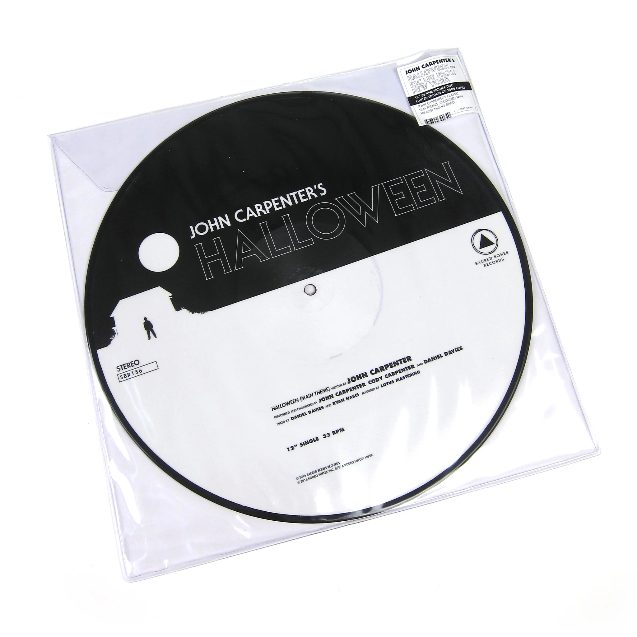 John Carpenter: Halloween / Escape From New York (Pic Disc) Vinyl 12"