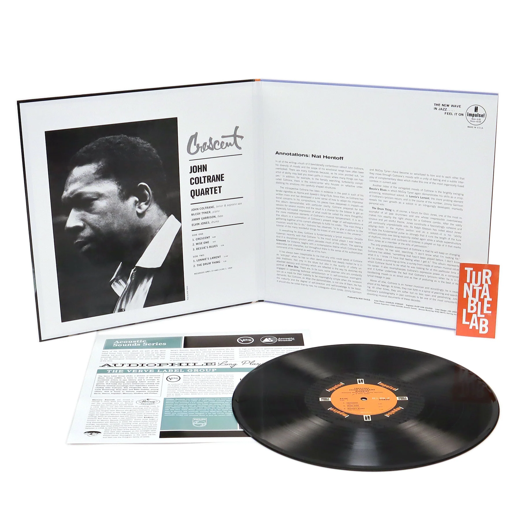 John Coltrane Quartet: Crescent (Acoustic Sounds 180g) Vinyl LP - Image 2
