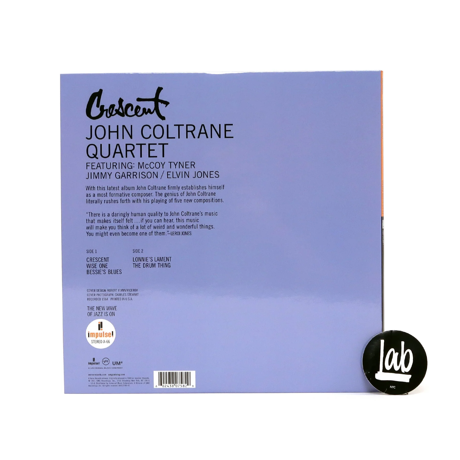 John Coltrane Quartet: Crescent (Acoustic Sounds 180g) Vinyl LP - Image 3