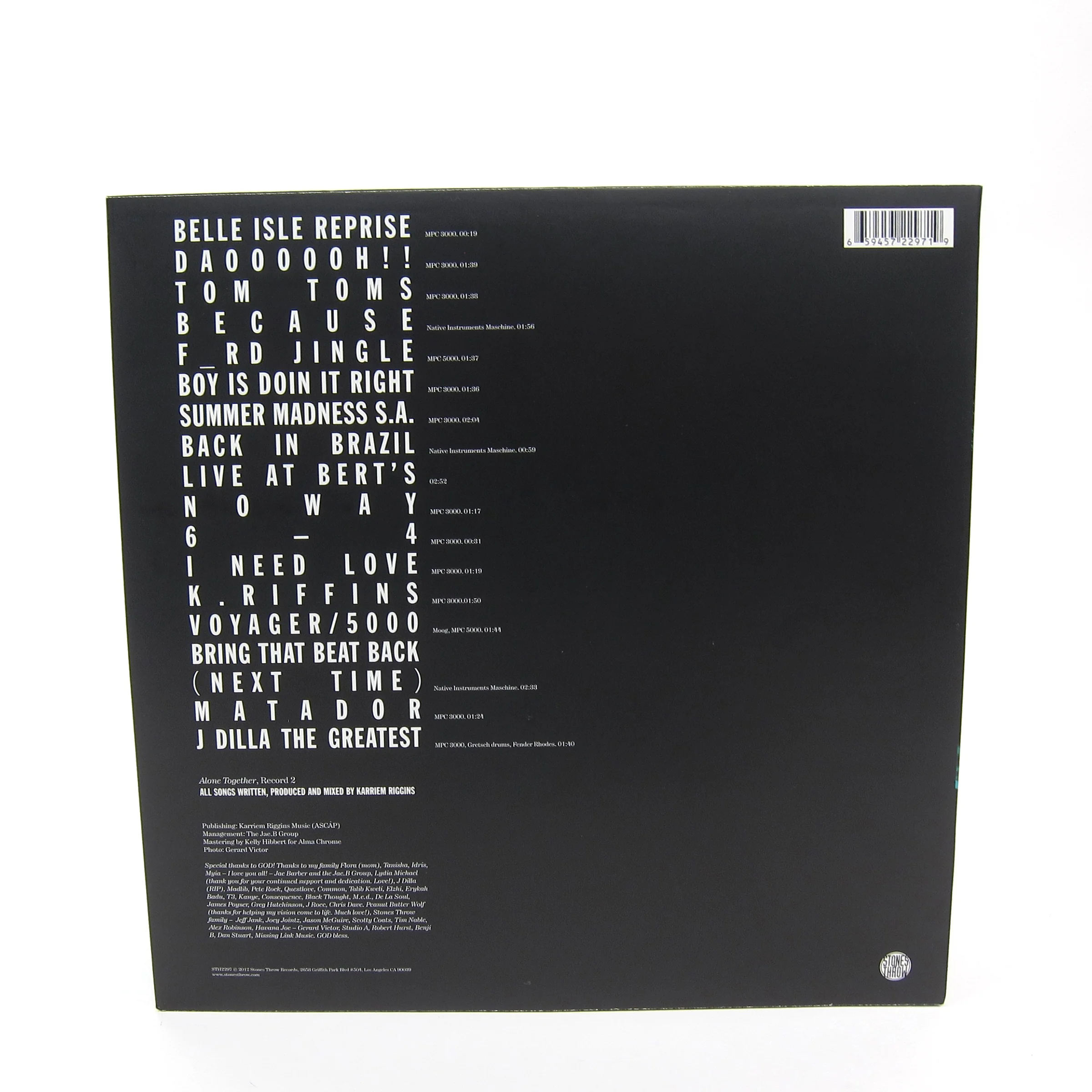 Karriem Riggins: Together (Free MP3) LP - Image 2