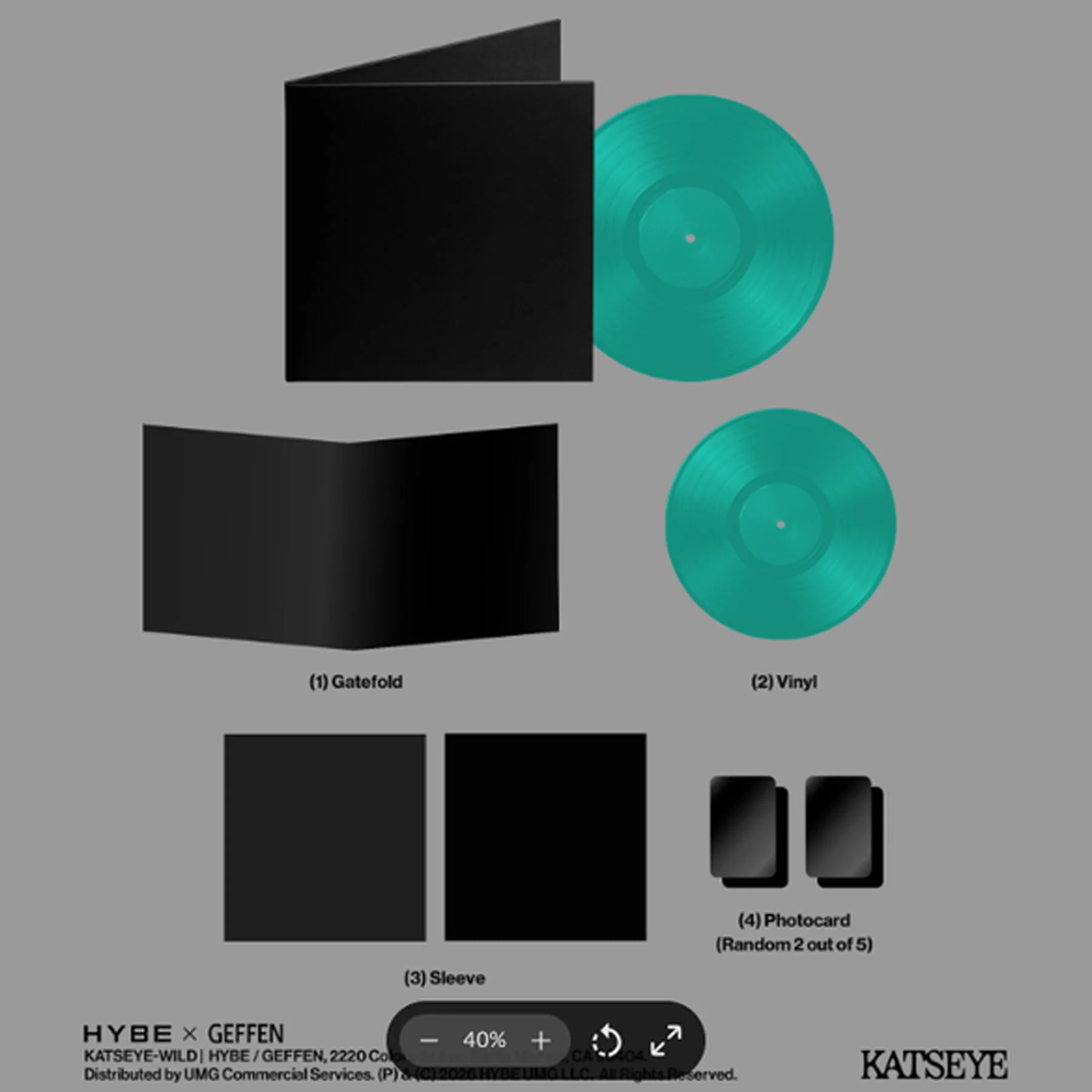 Katseye: Wild (Indie Exclusive Colored Vinyl) Vinyl 2LP - PRE-ORDER - Image 2