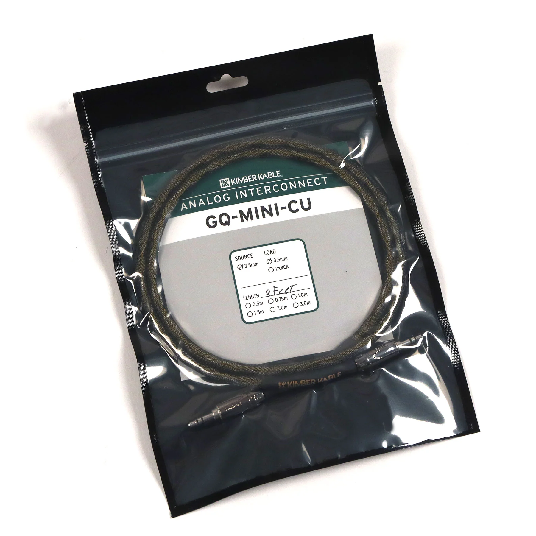 Kimber Kable: GQMINI-CU Audio Interconnect Cable (3.5mm - 3.5mm) - Image 7