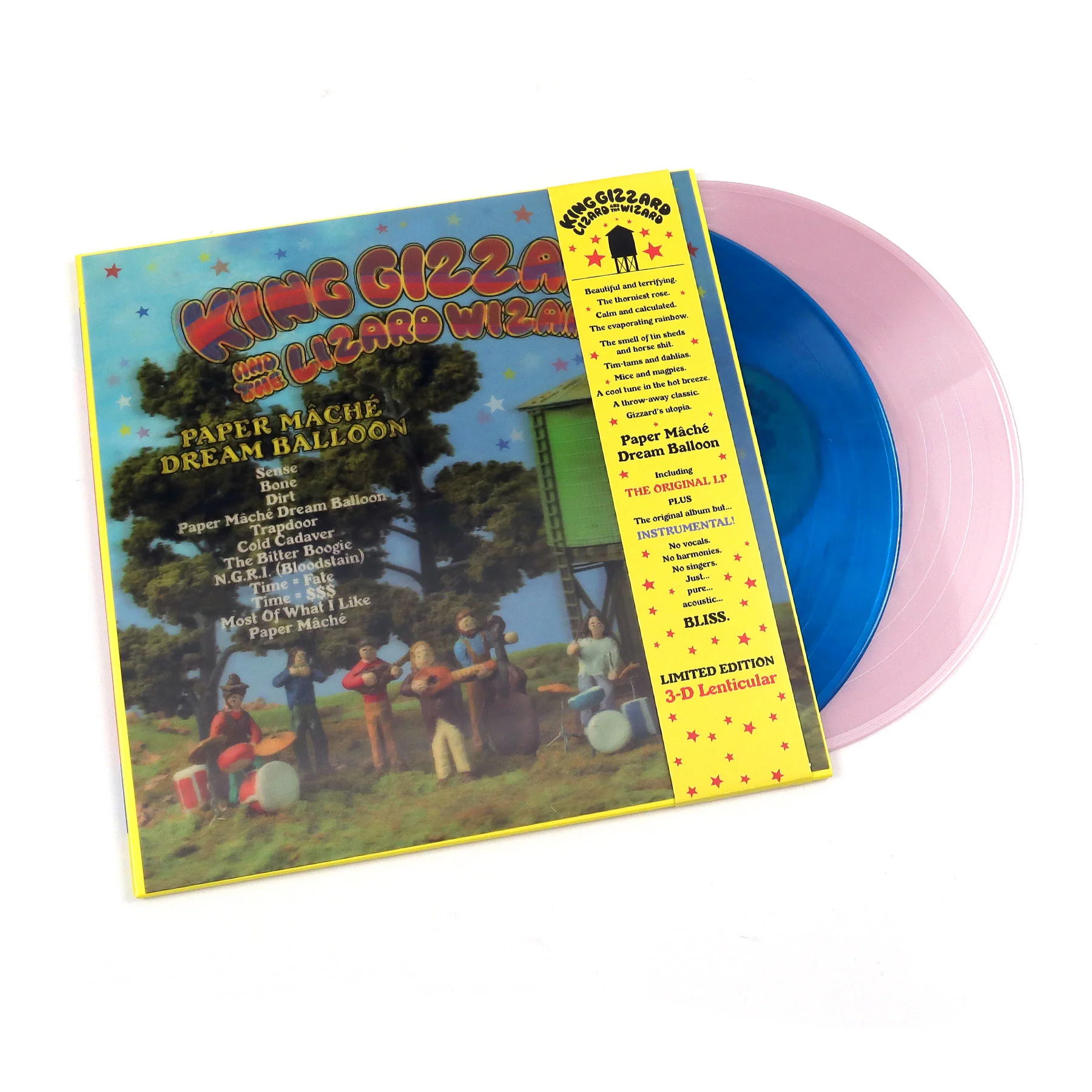 King Gizzard And The Lizard Wizard: Paper Mache Dream Balloon (Lenticular Cover, Colored Vinyl) Vinyl 2LP