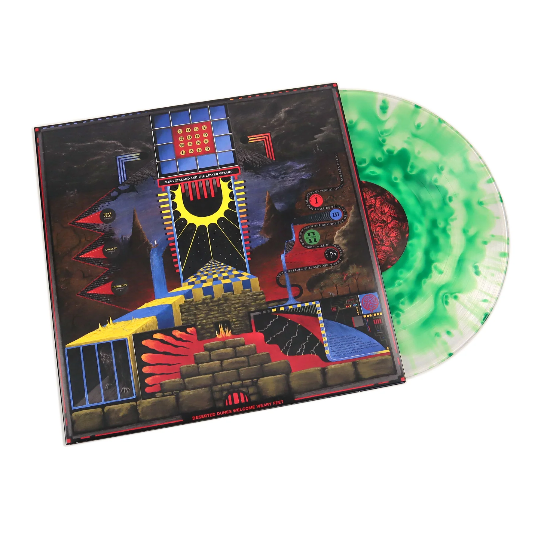 King Gizzard And The Lizard Wizard: Polygondwanaland (Green Colored Vinyl) Vinyl LP