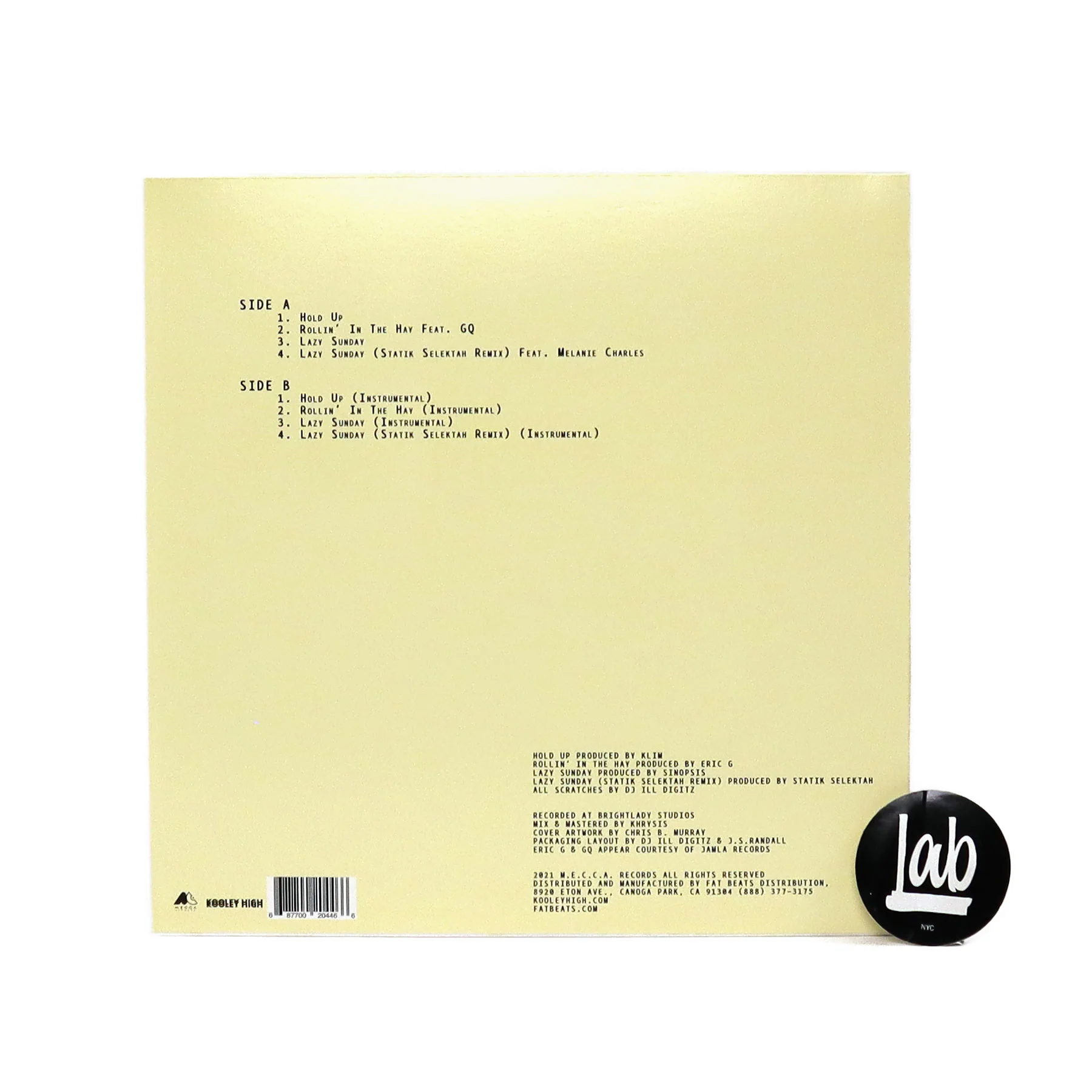 Kooley High: Lazy Sunday (180g) Vinyl LP - Image 2