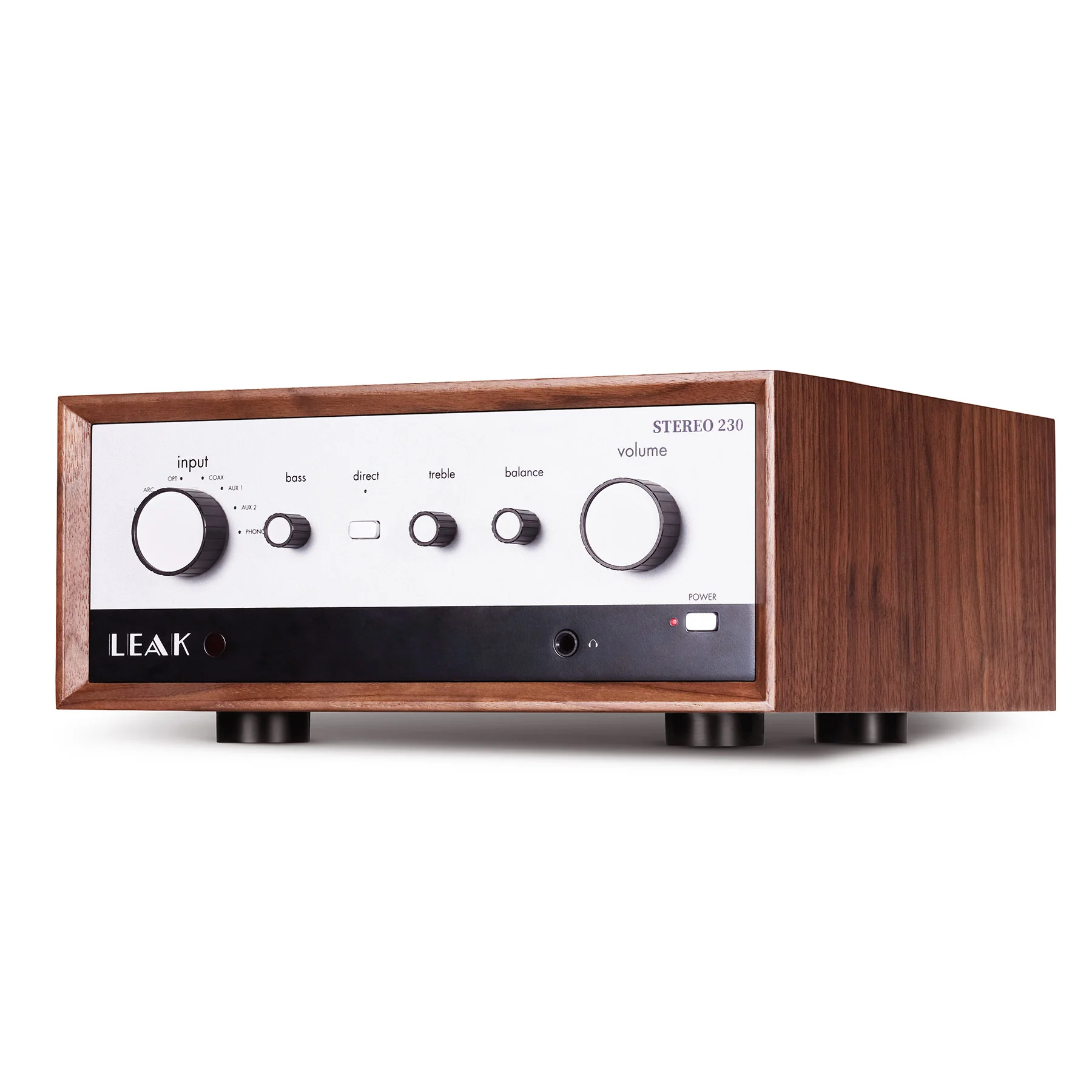 Leak: Stereo 230 Integrated Amplifier w/ Bluetooth - Walnut - Image 2