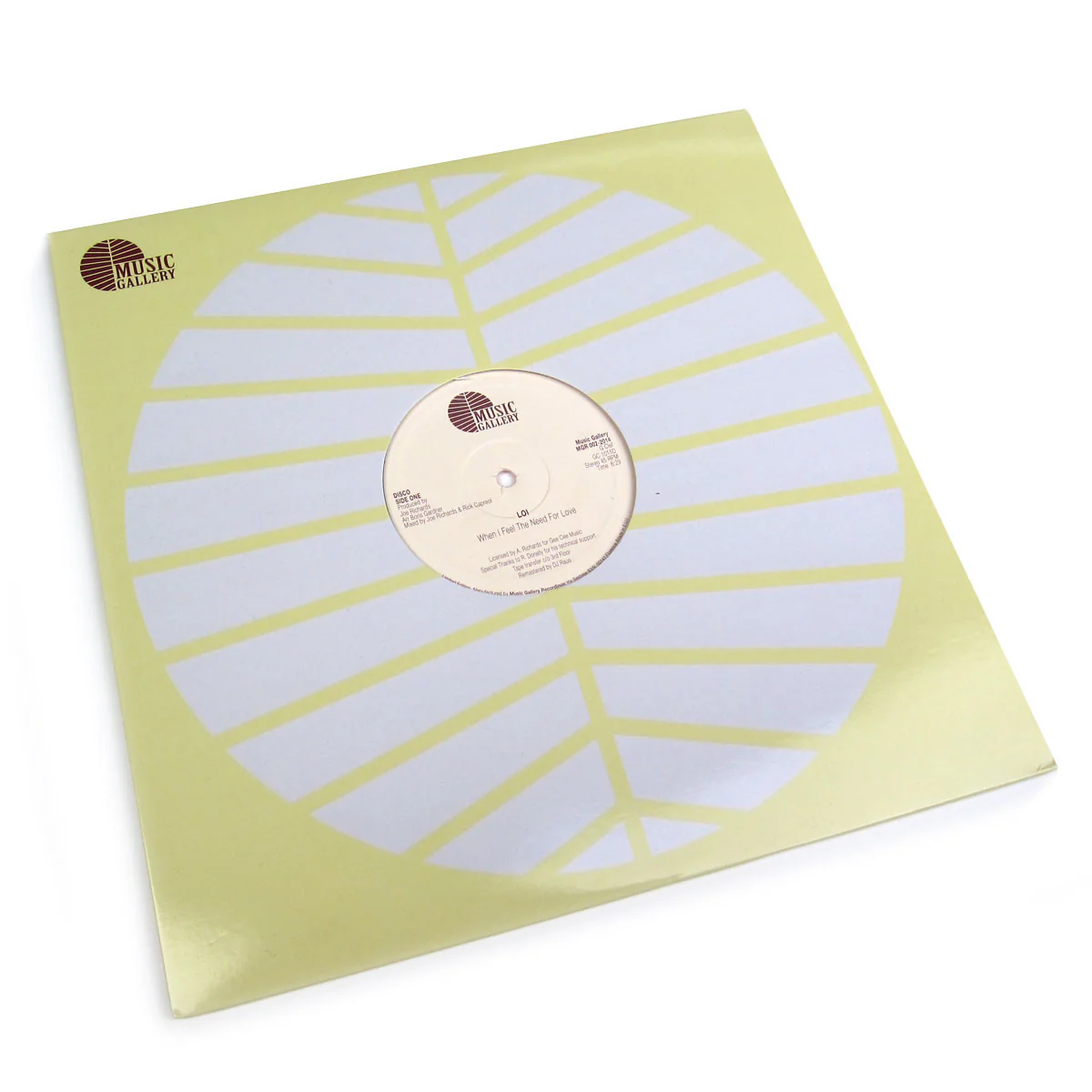 LOI: When I Feel The Need For Love / Body Contact (Colored Vinyl) Vinyl 12"