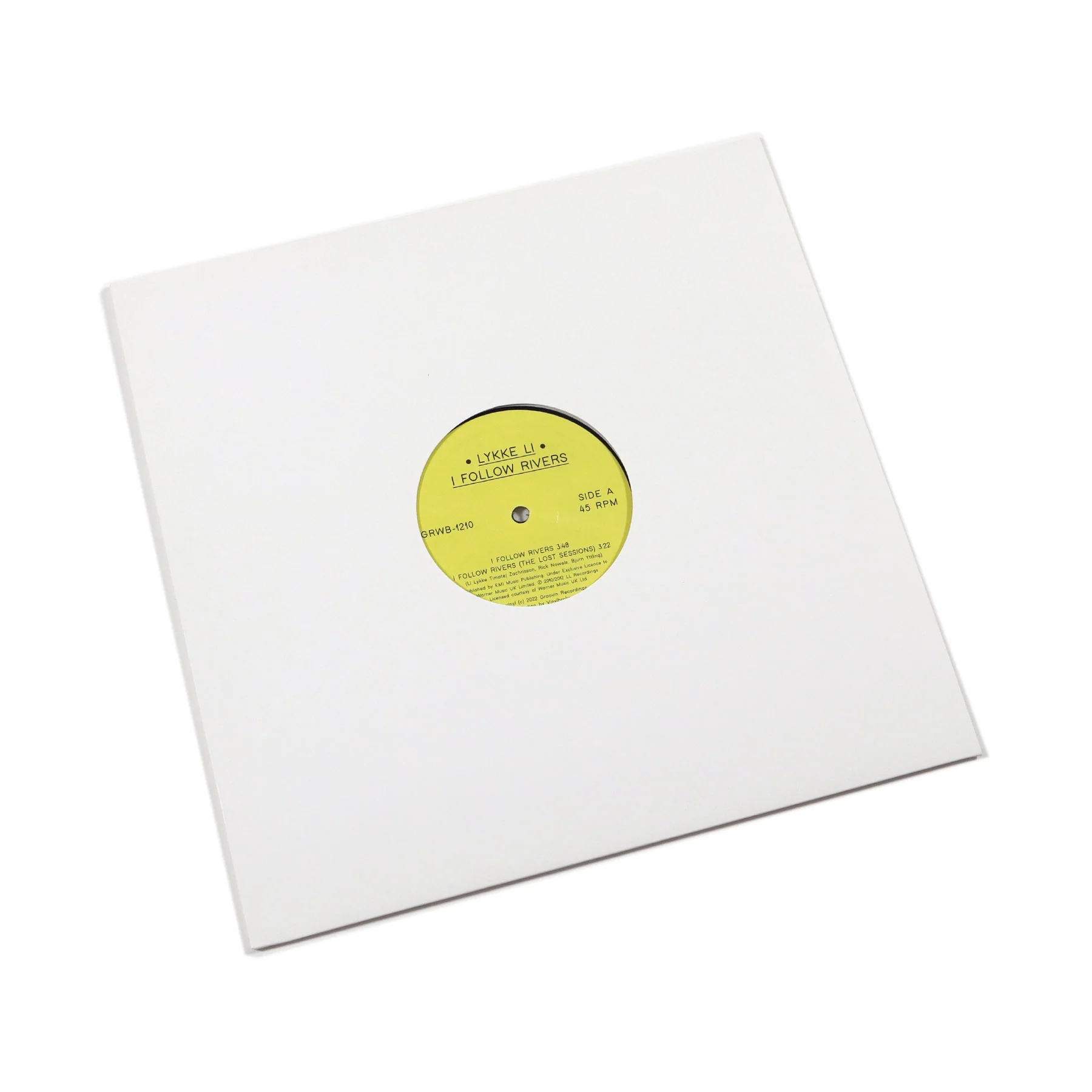 Lykke Li: I Follow Rivers (The Magician Remix) Vinyl 12"