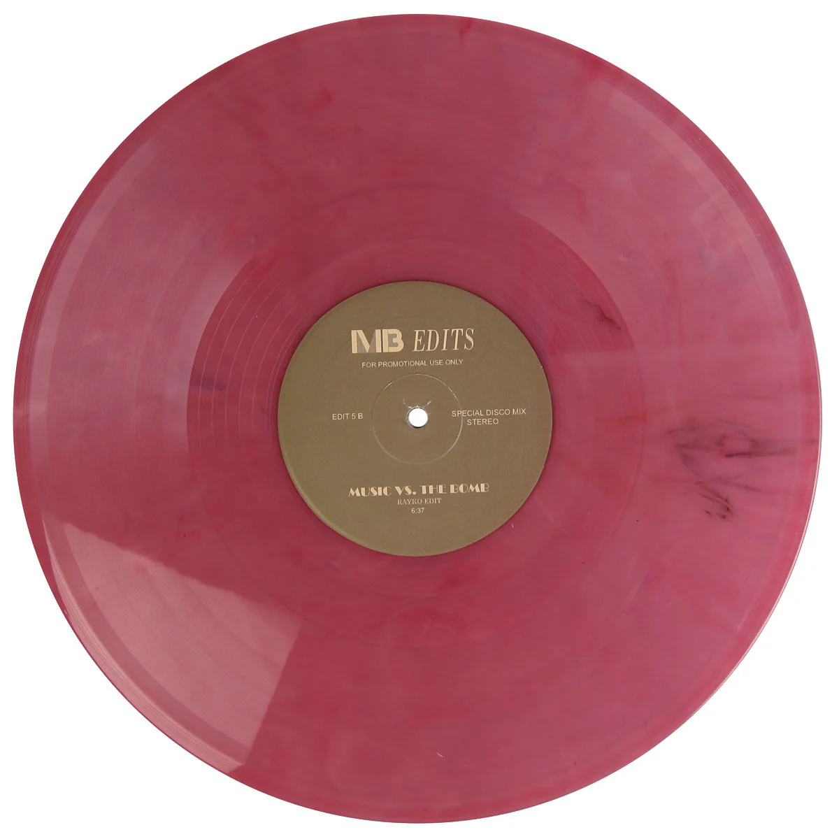 MB Edits: Music Sounds Better With You / Music Vs. The Bomb (Colored Vinyl) 12"