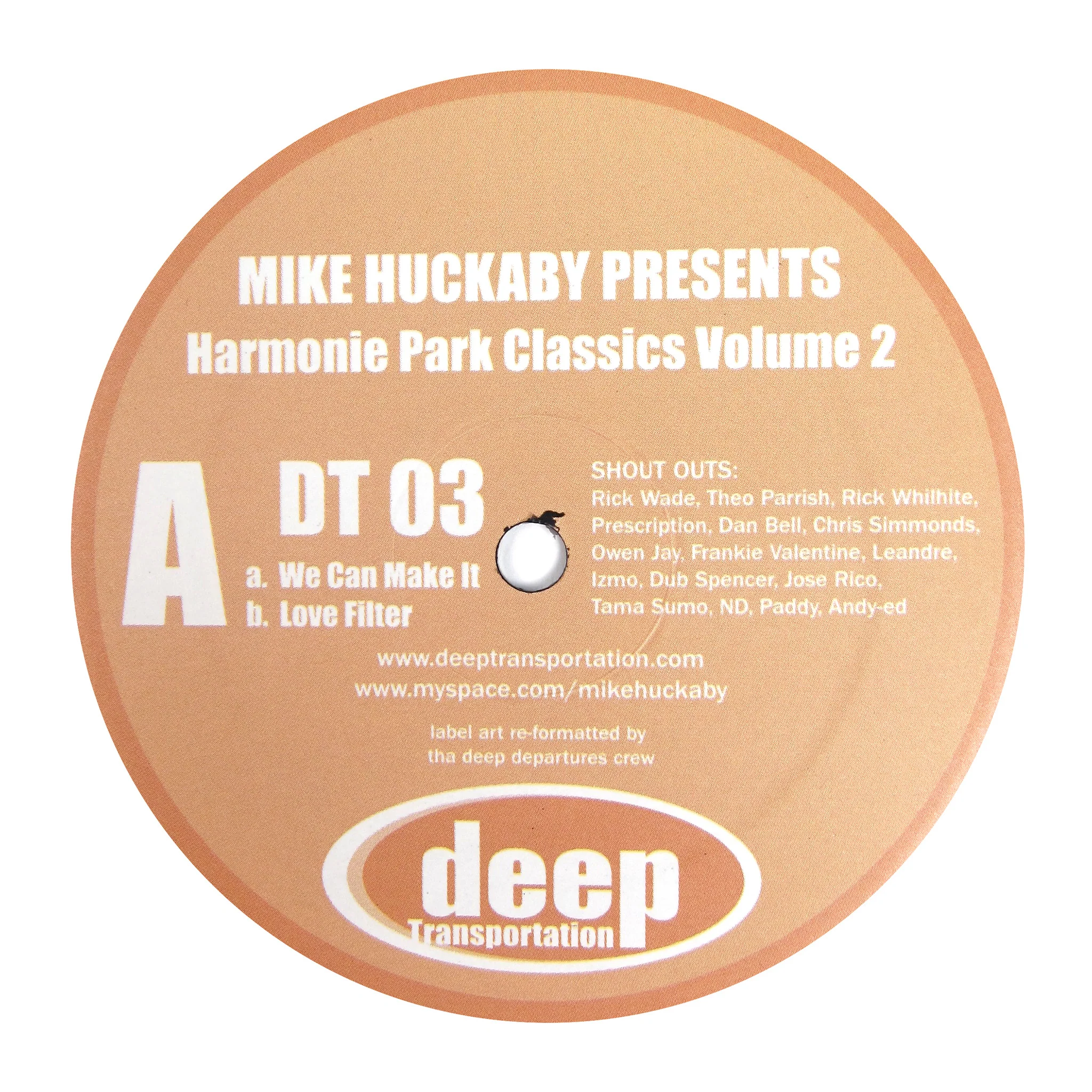 Mike Huckaby: Harmonie Park Classics Vol.2 Vinyl 12"