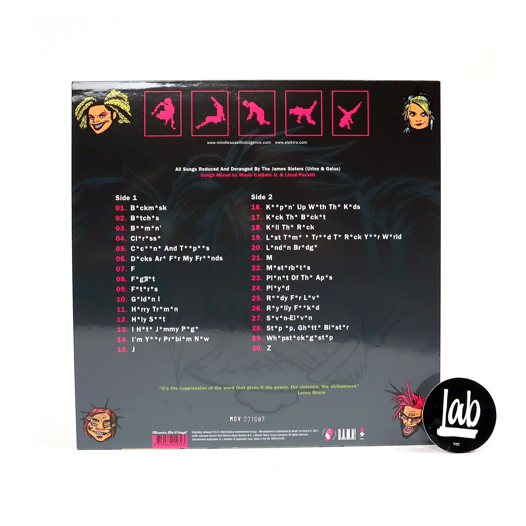 Mindless Self Indulgence: Frankenstein Girls Will Seem Strangely Sexy (180g, Colored Vinyl) Vinyl LP - Image 3