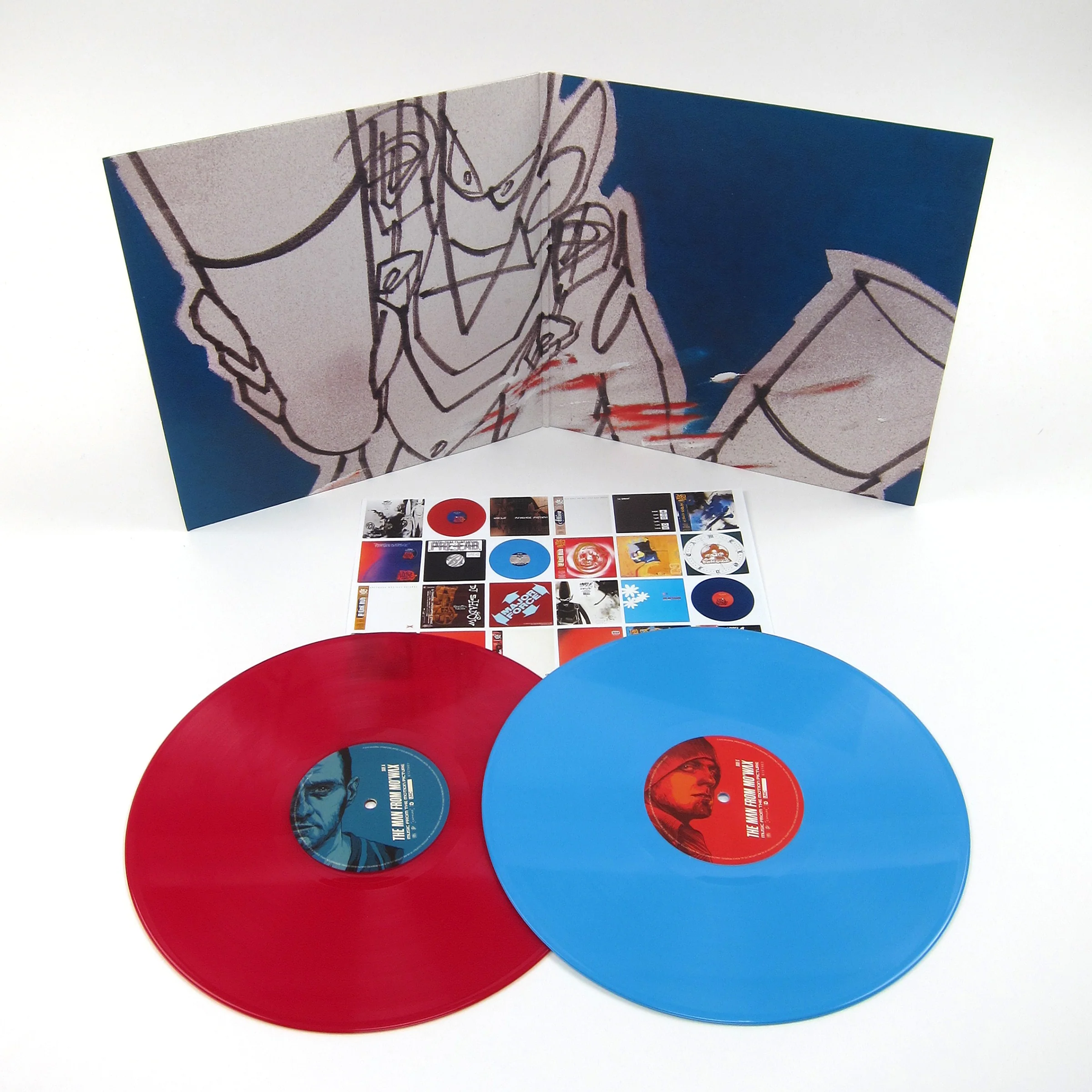 Mo' Wax: Man From Mo' Wax (Colored Vinyl) Vinyl 2LP - Image 2