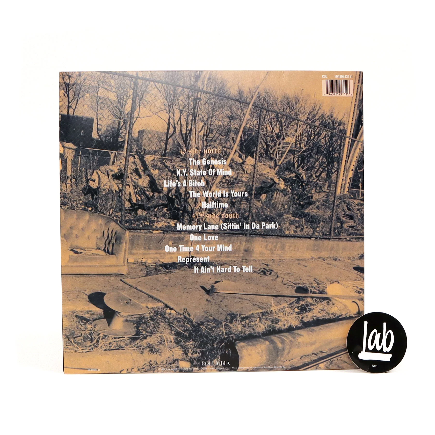 Nas: Illmatic (Clear Colored Vinyl, UK Import) Vinyl LP - Image 3
