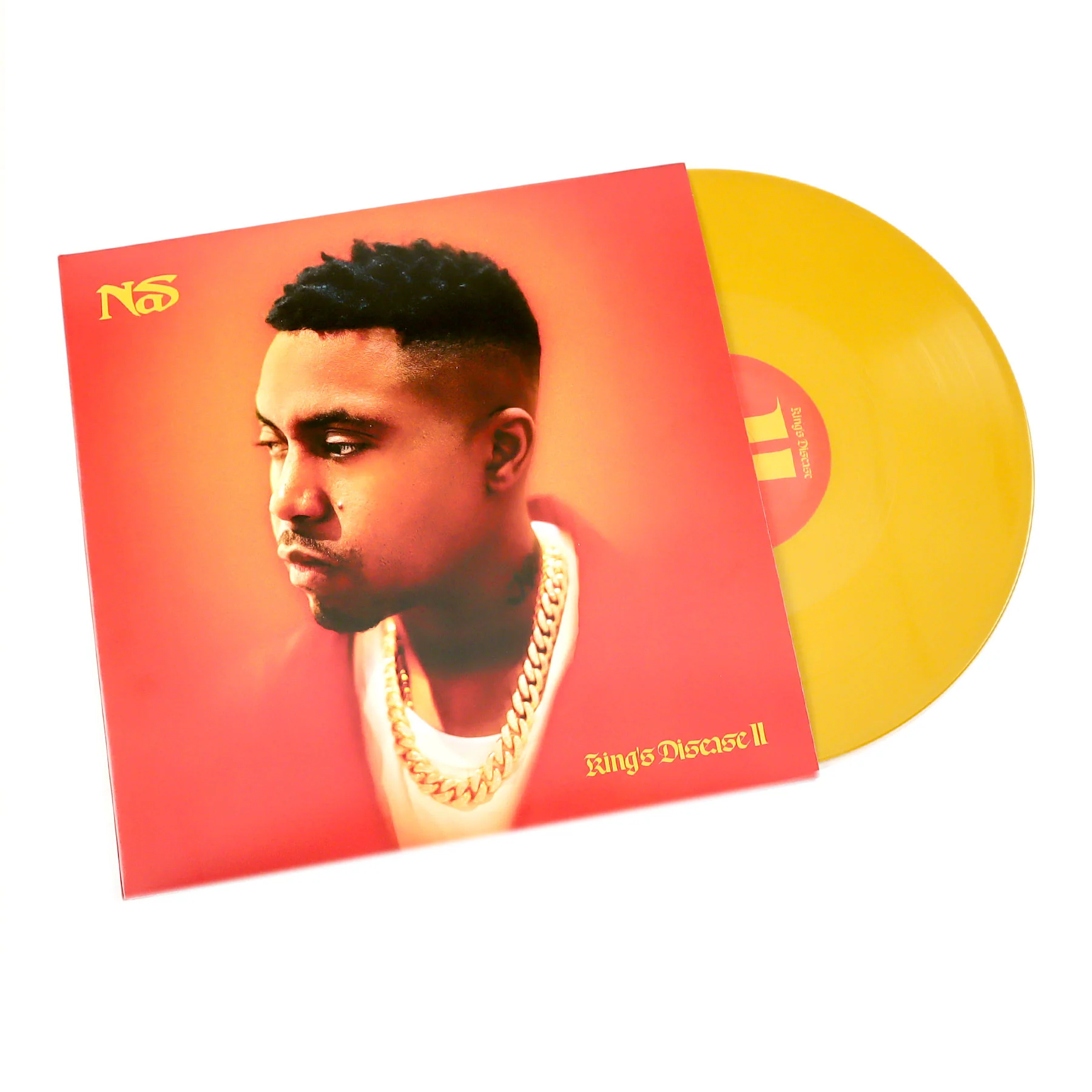 Nas: King's Disease II (Gold Colored Vinyl) Vinyl 2LP