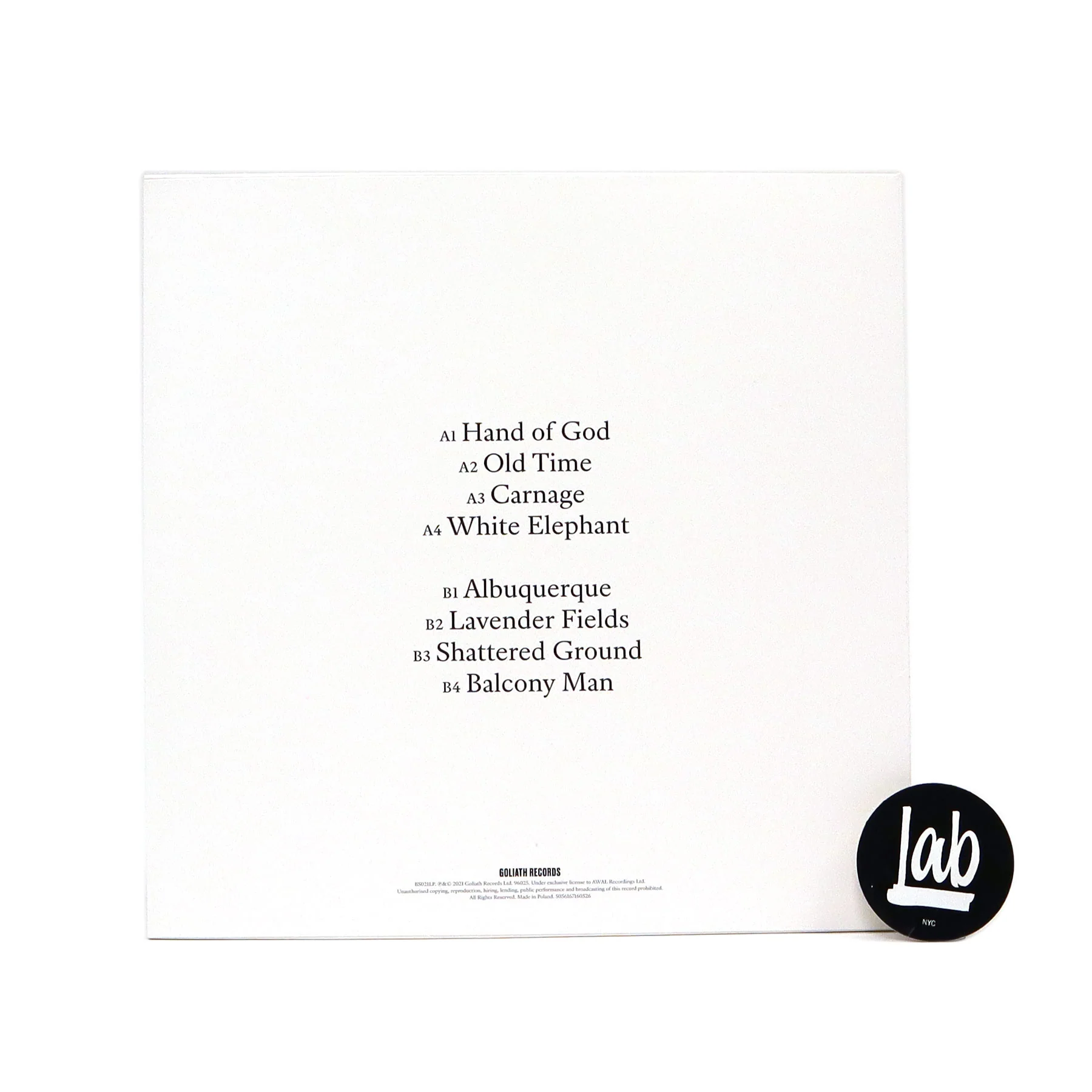 Nick Cave & Warren Ellis: Carnage Vinyl LP - Image 3